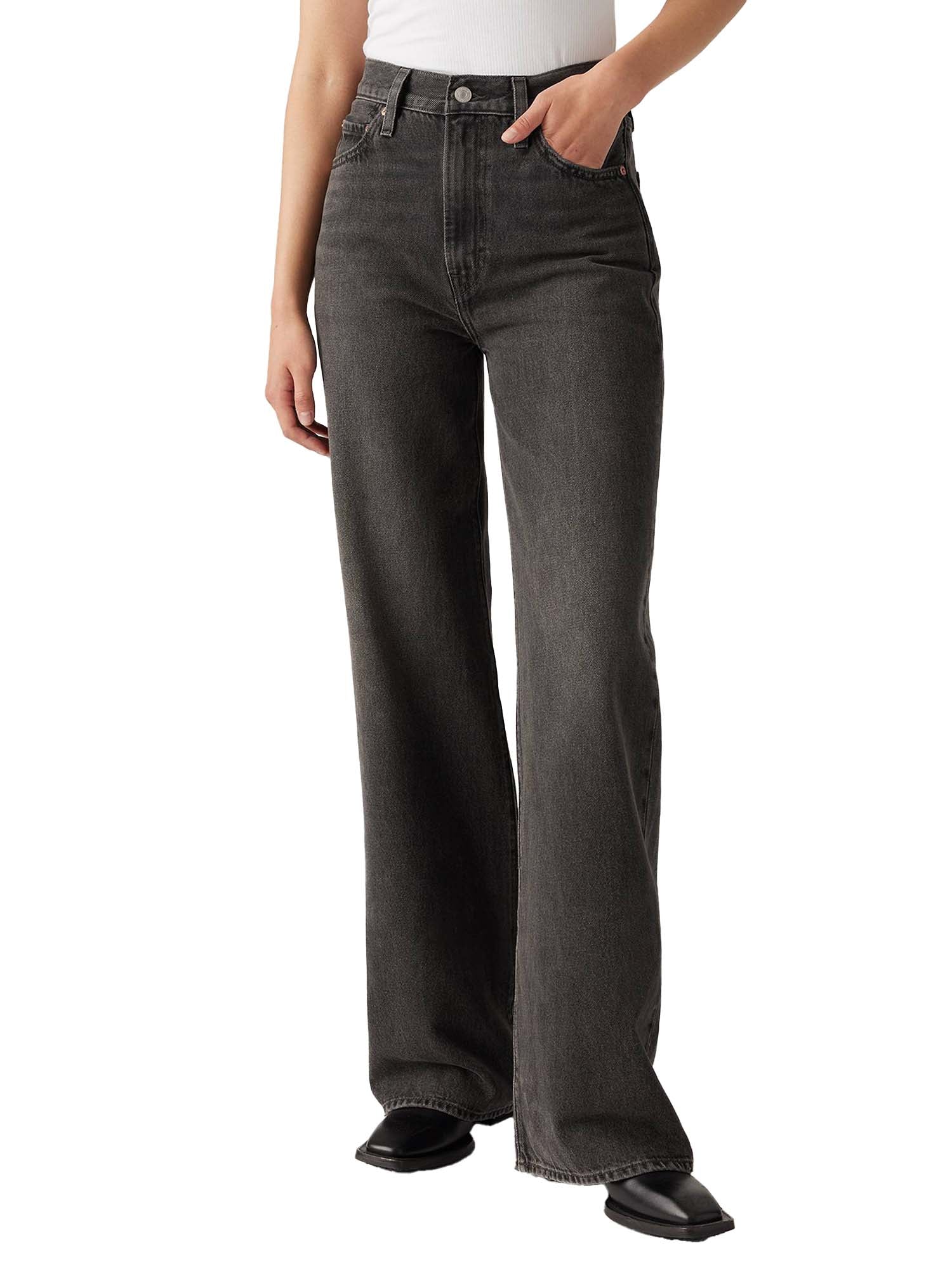 Ribcage wide leg jeans