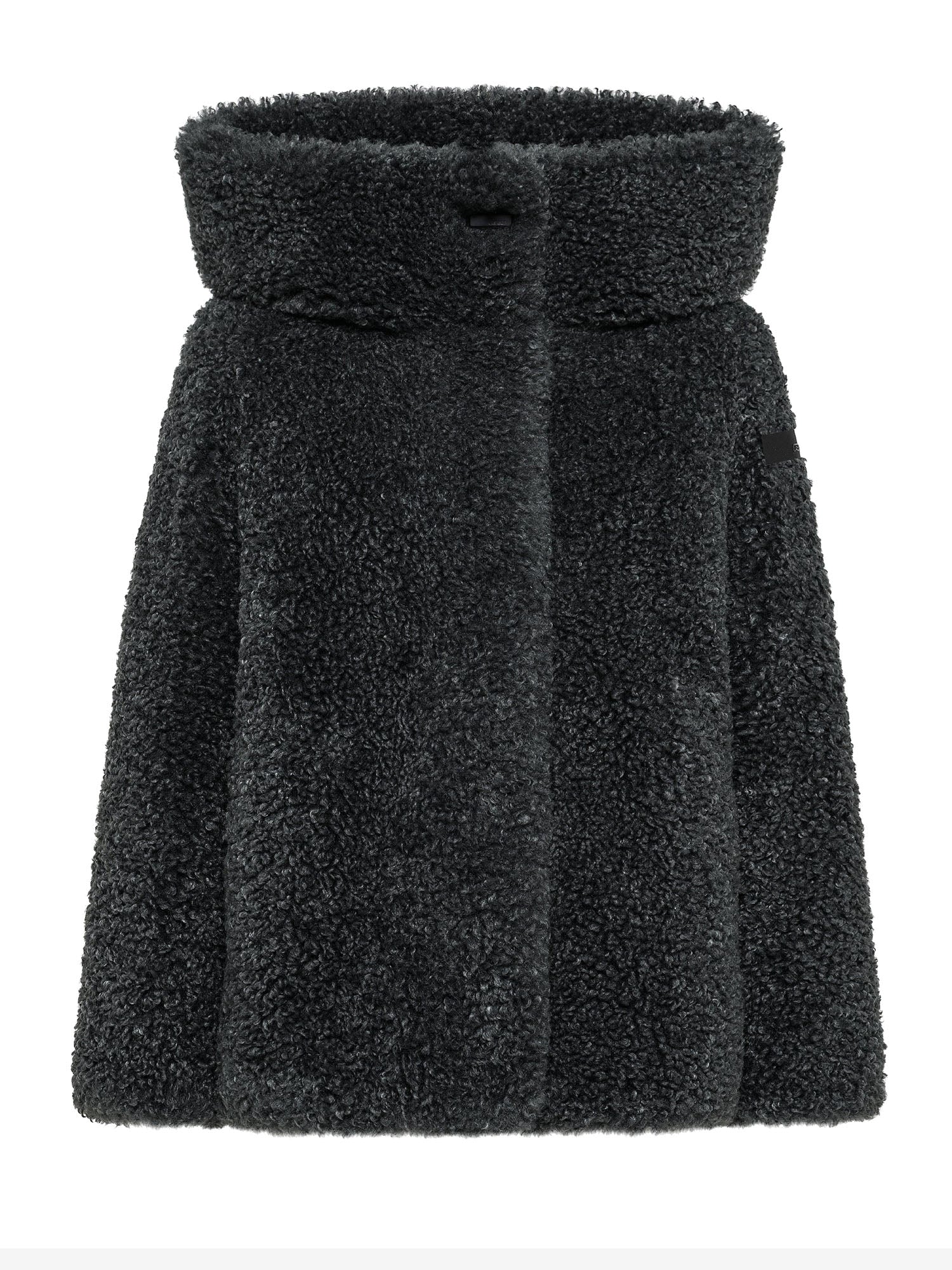 Veste à capuche hybride en agneau pour femme