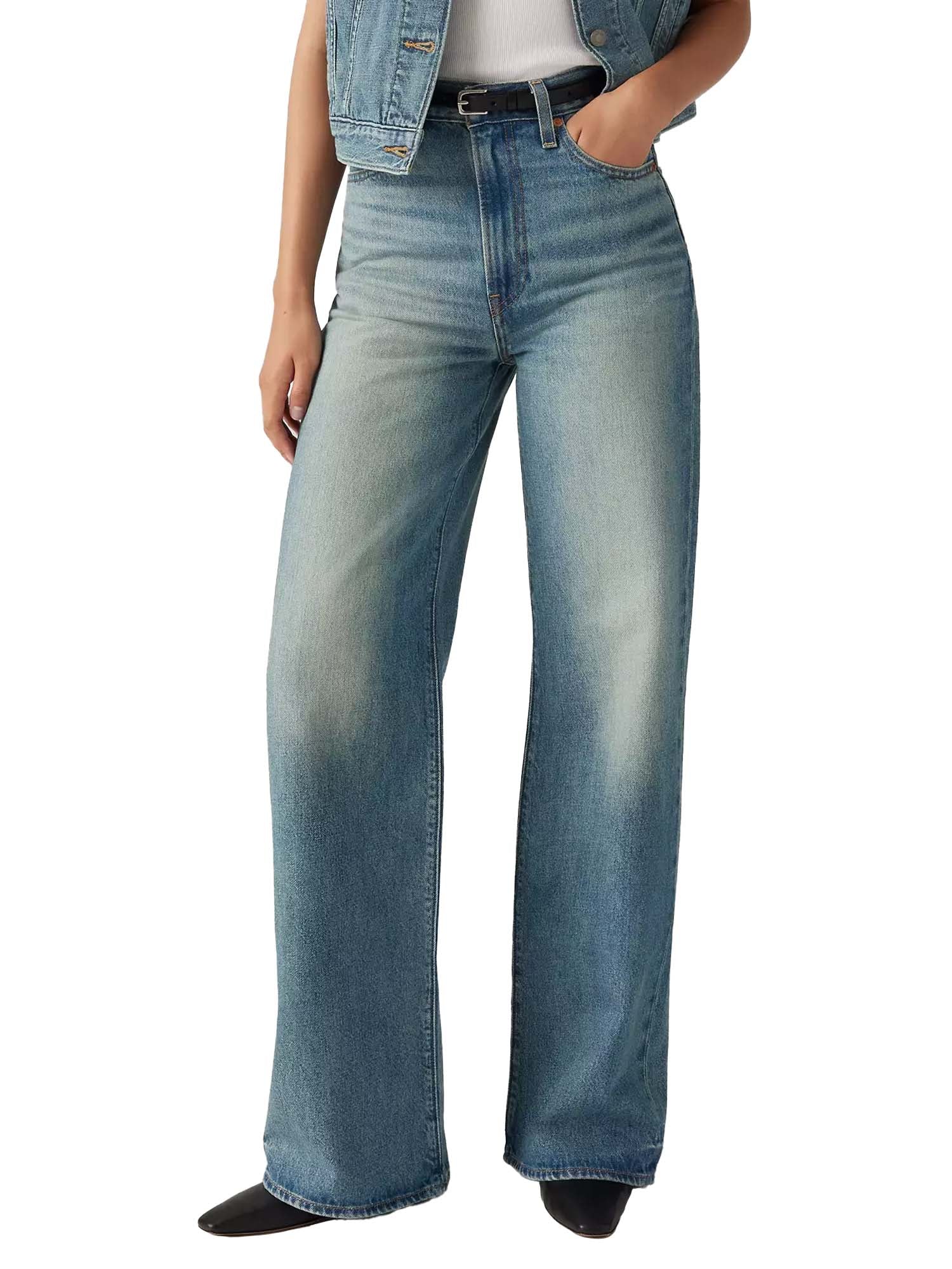 Jeans Ribcage A Gamba Ampia