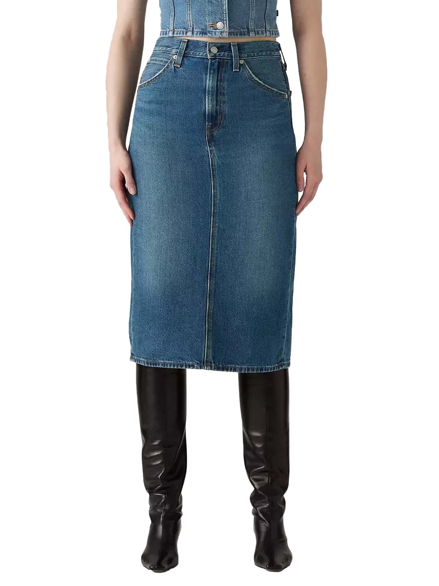 Gonna con spacco a vita alta