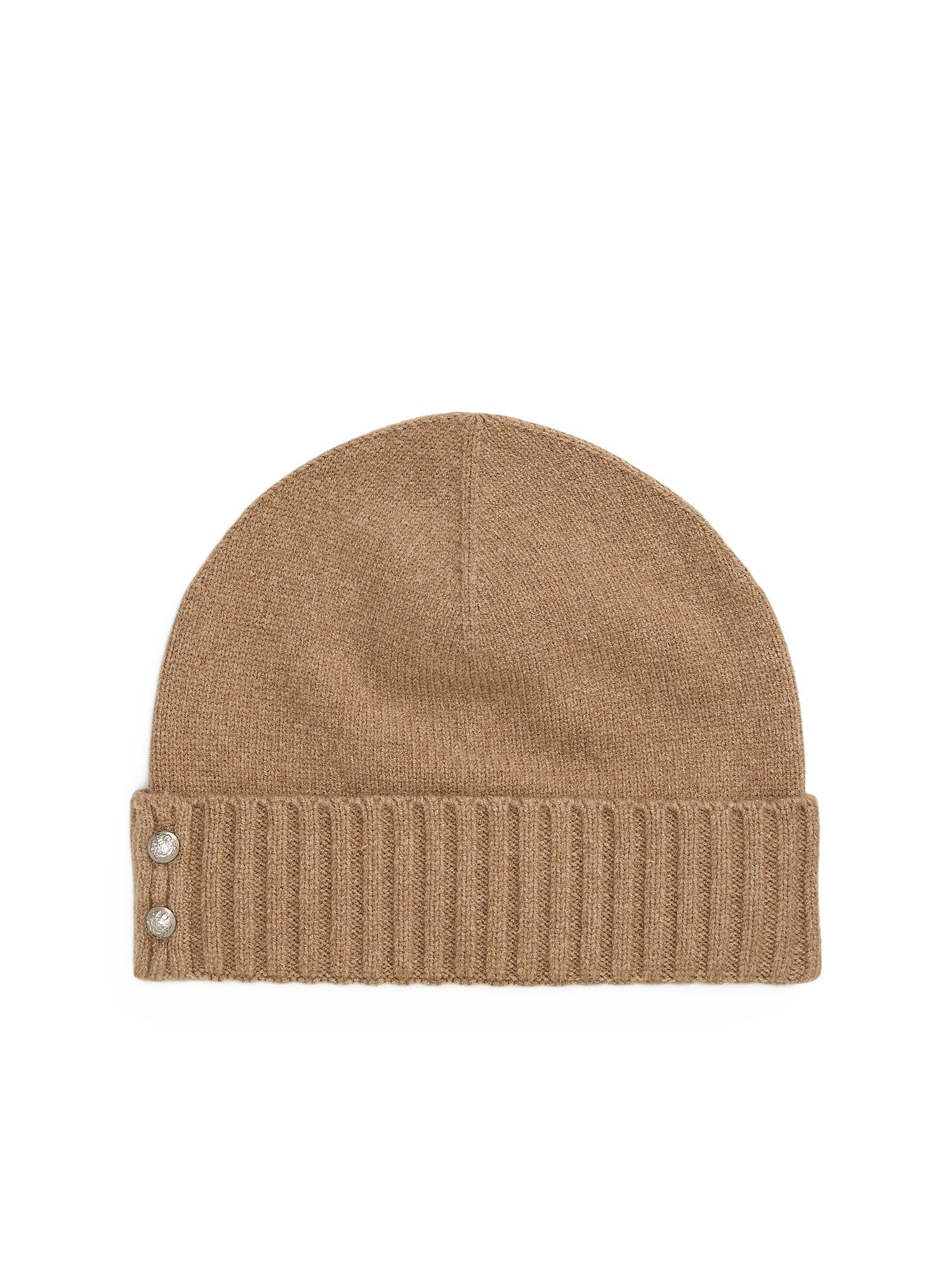 Bonnet tricoté à motif écusson pour femme