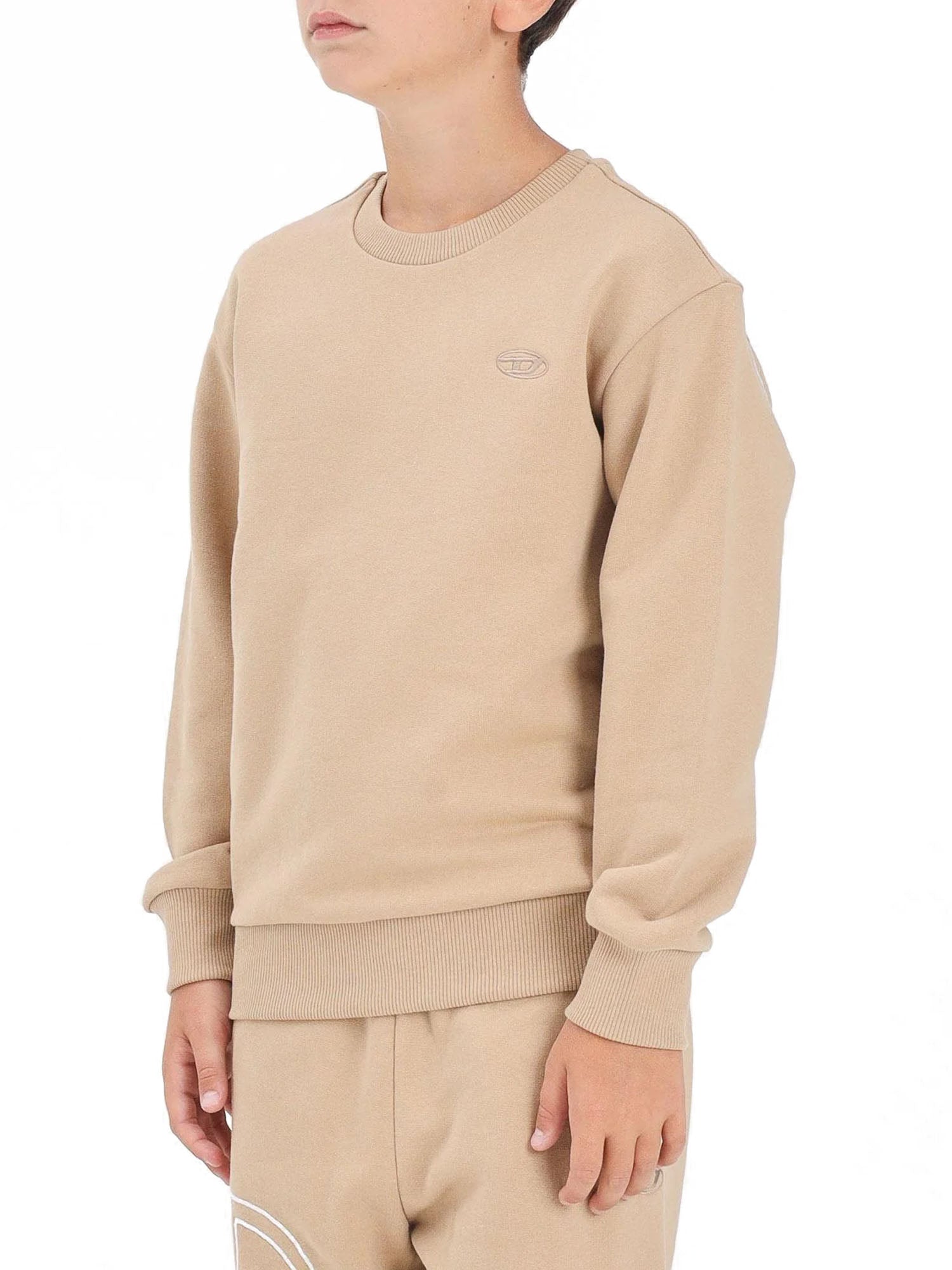 Srobmegolav Over Felpa Beige Cord Bambino