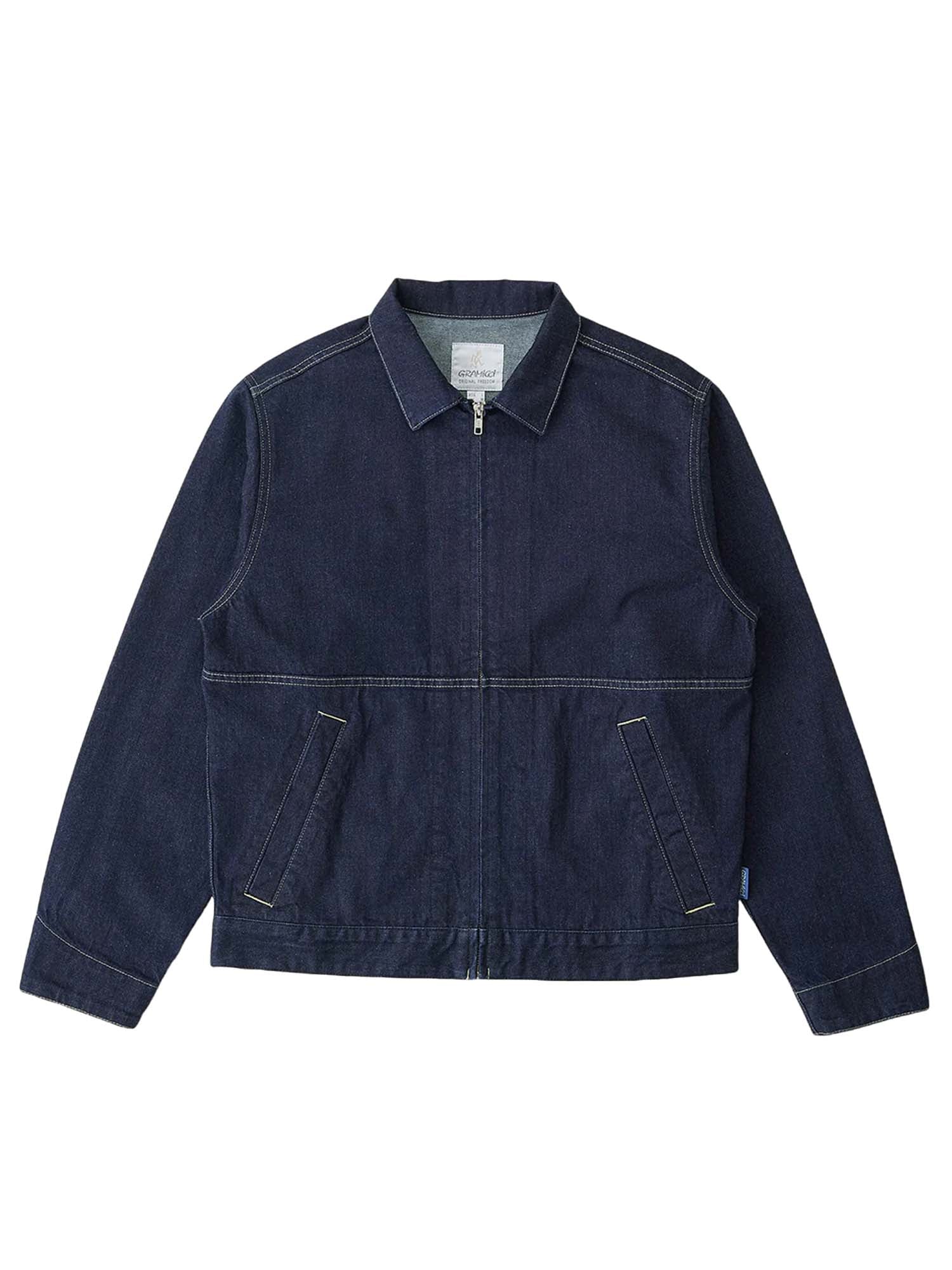 Veste en jean flammé japonais