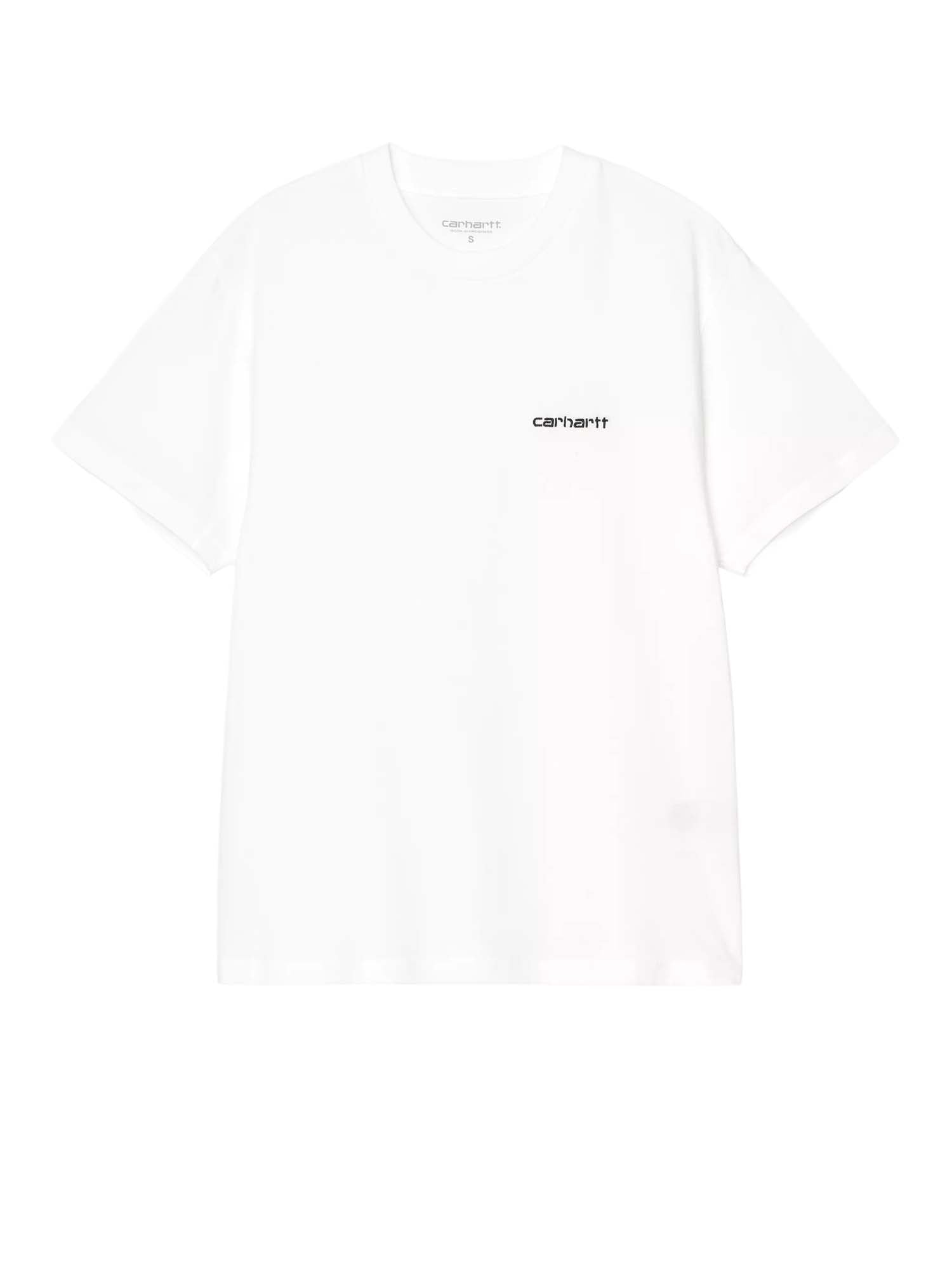 W' S/S Script Embroidery T-Shirt