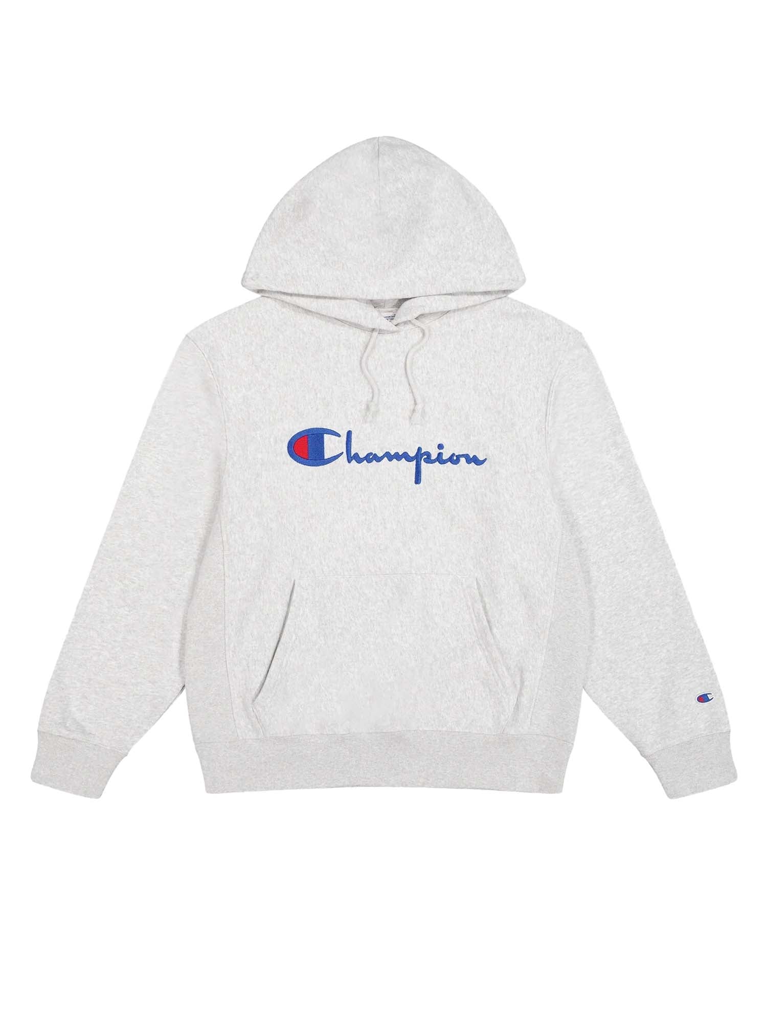 Felpa Leggera con Cappuccio Reverse Weave da Uomo