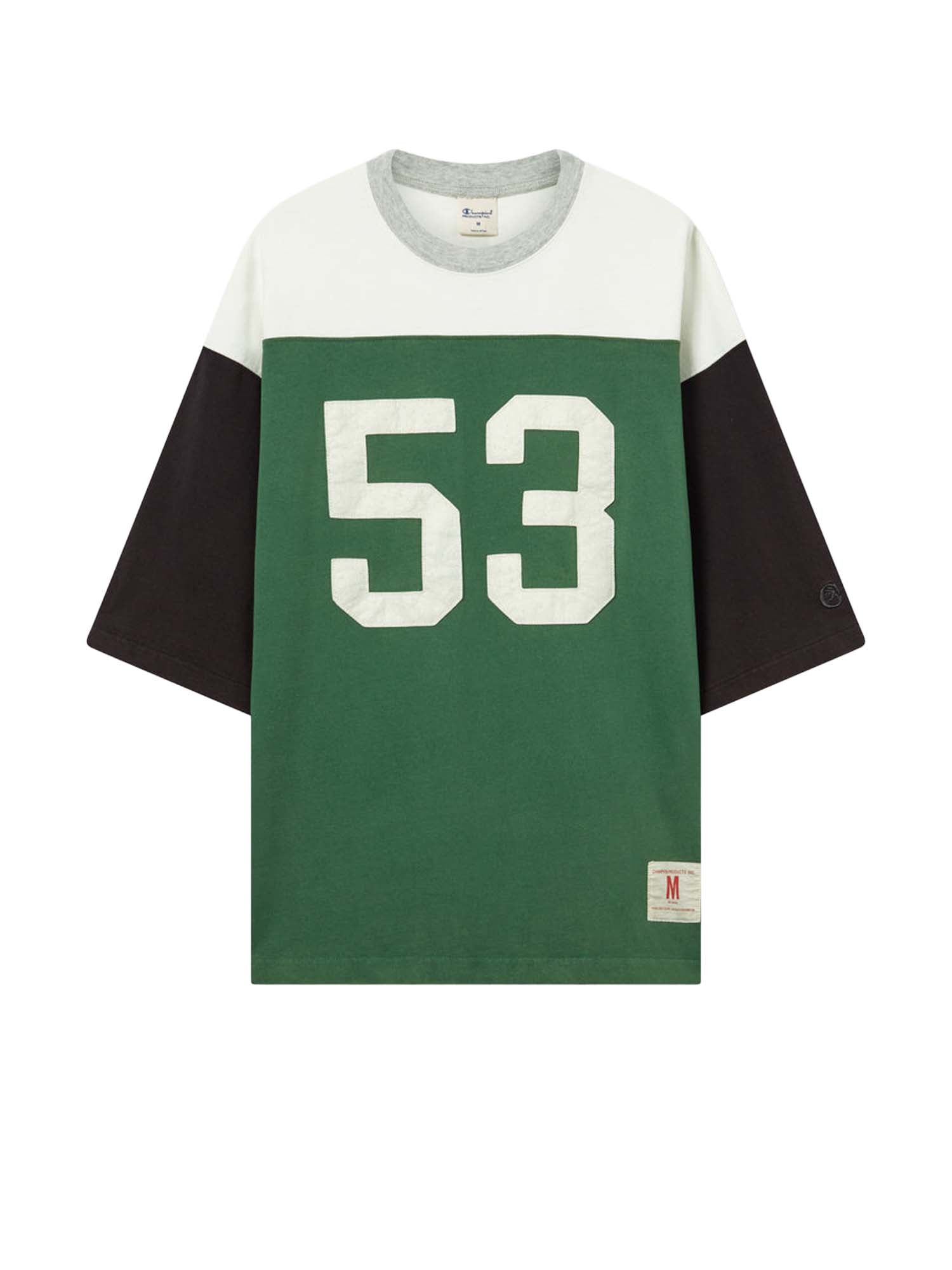 T-Shirt con Maniche a 3/4 Ispirazione Football da Uomo Time Capsule