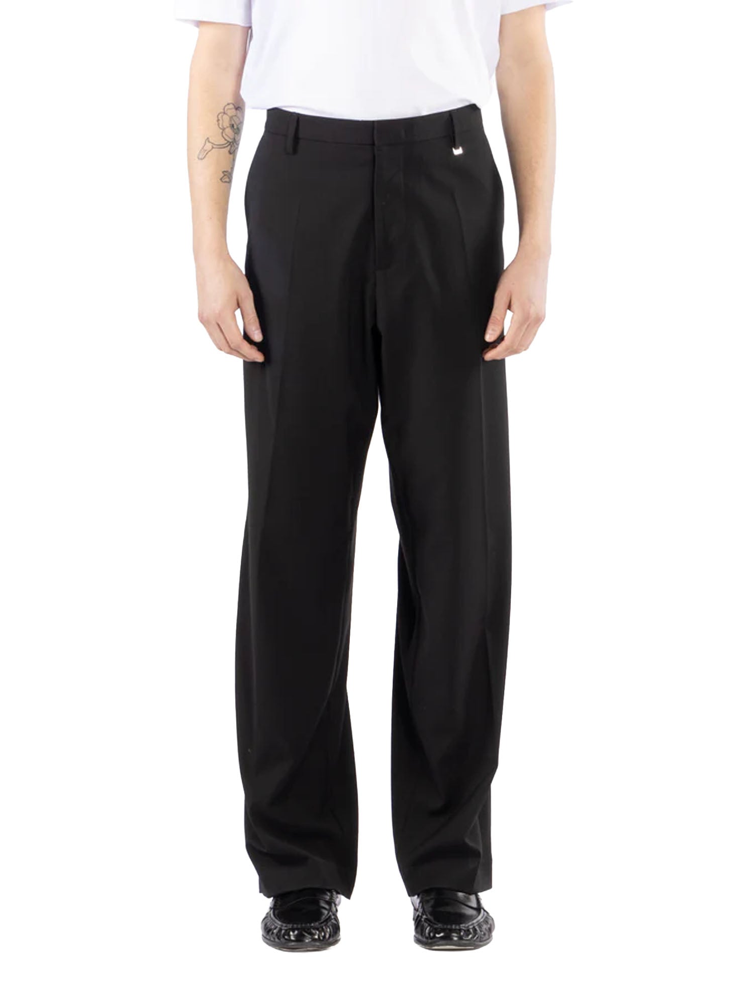 Straight leg trousers