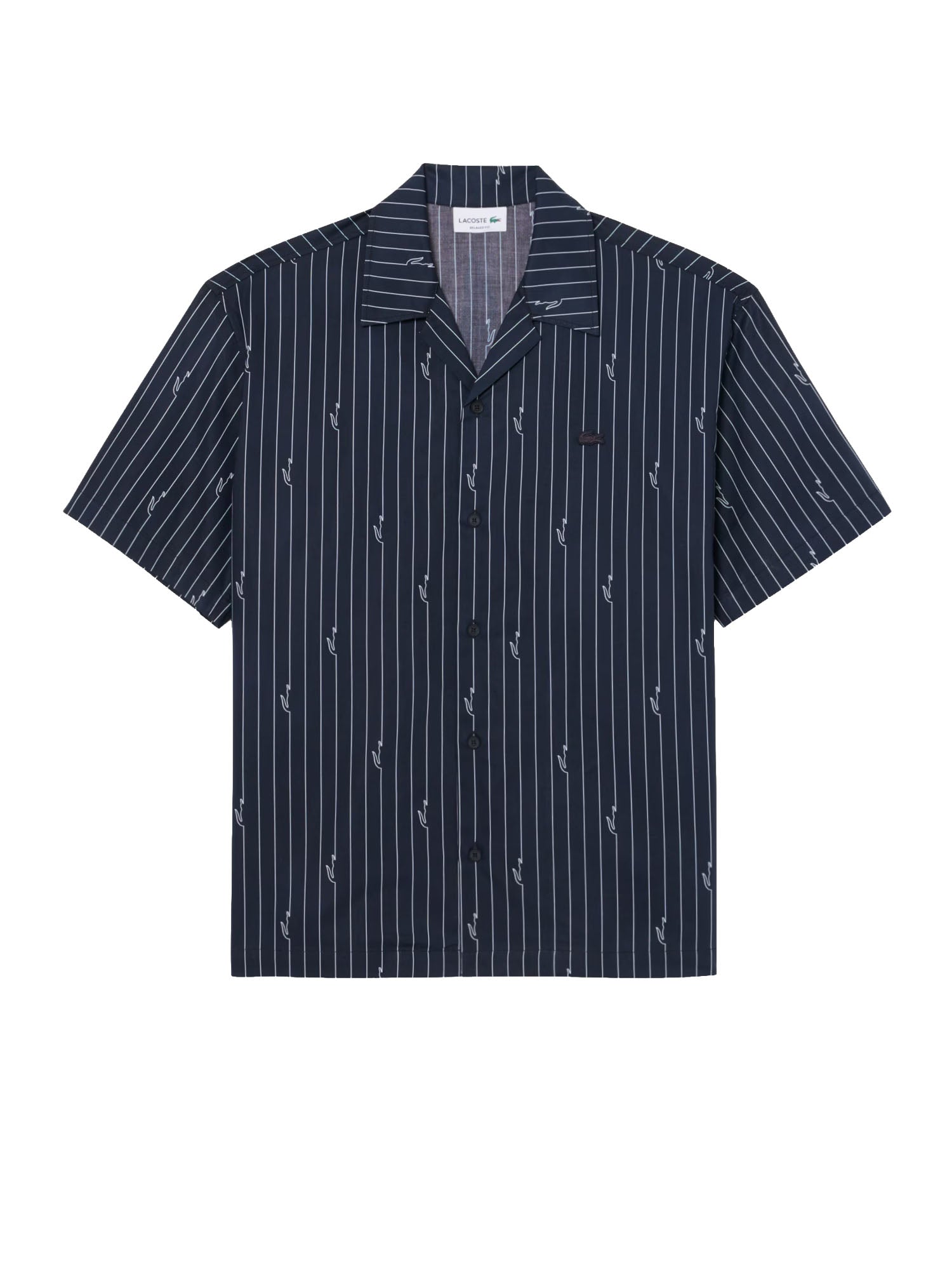 Relaxed fit printed twill shirt