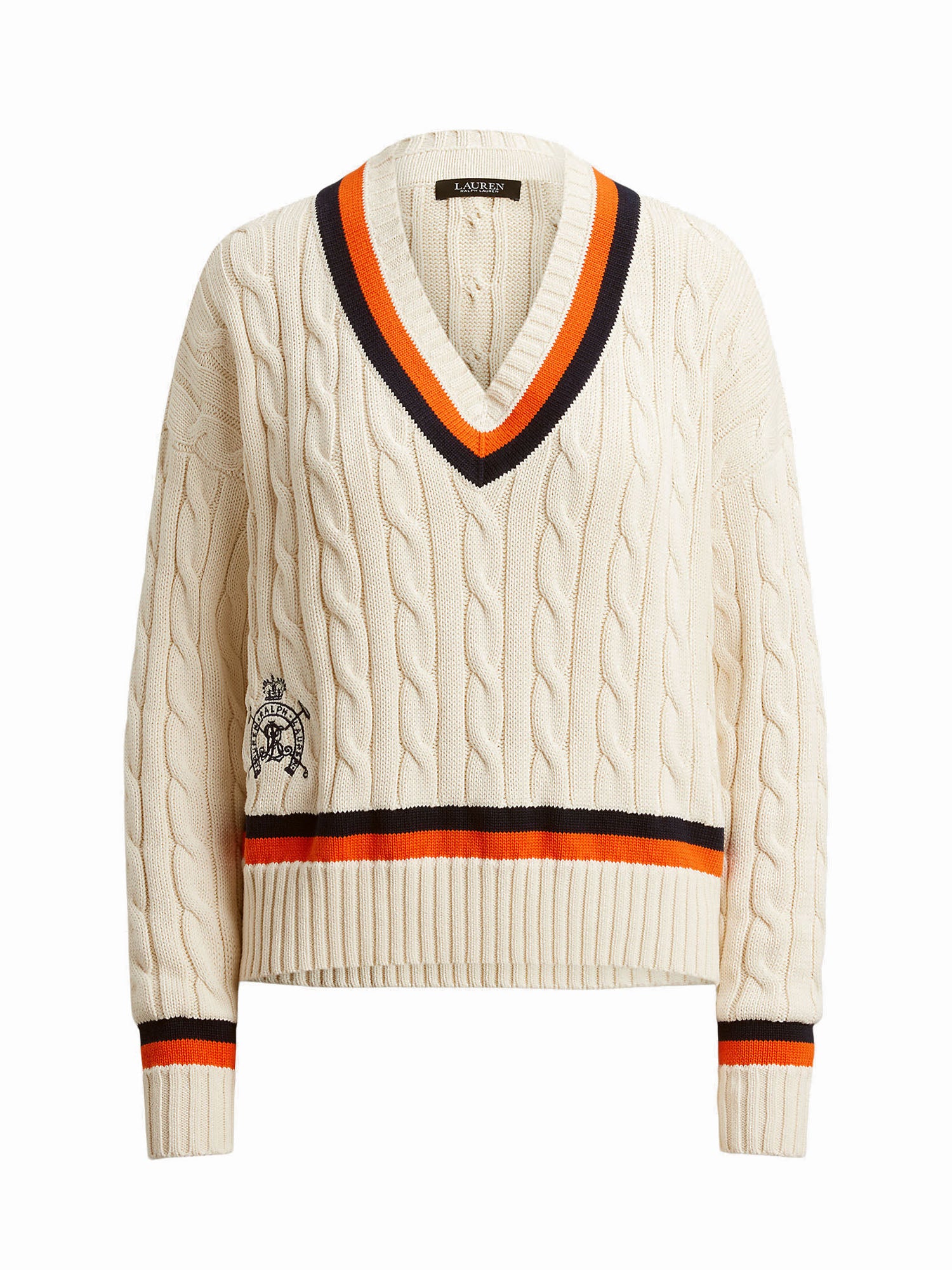 Maglione cricket in cotone