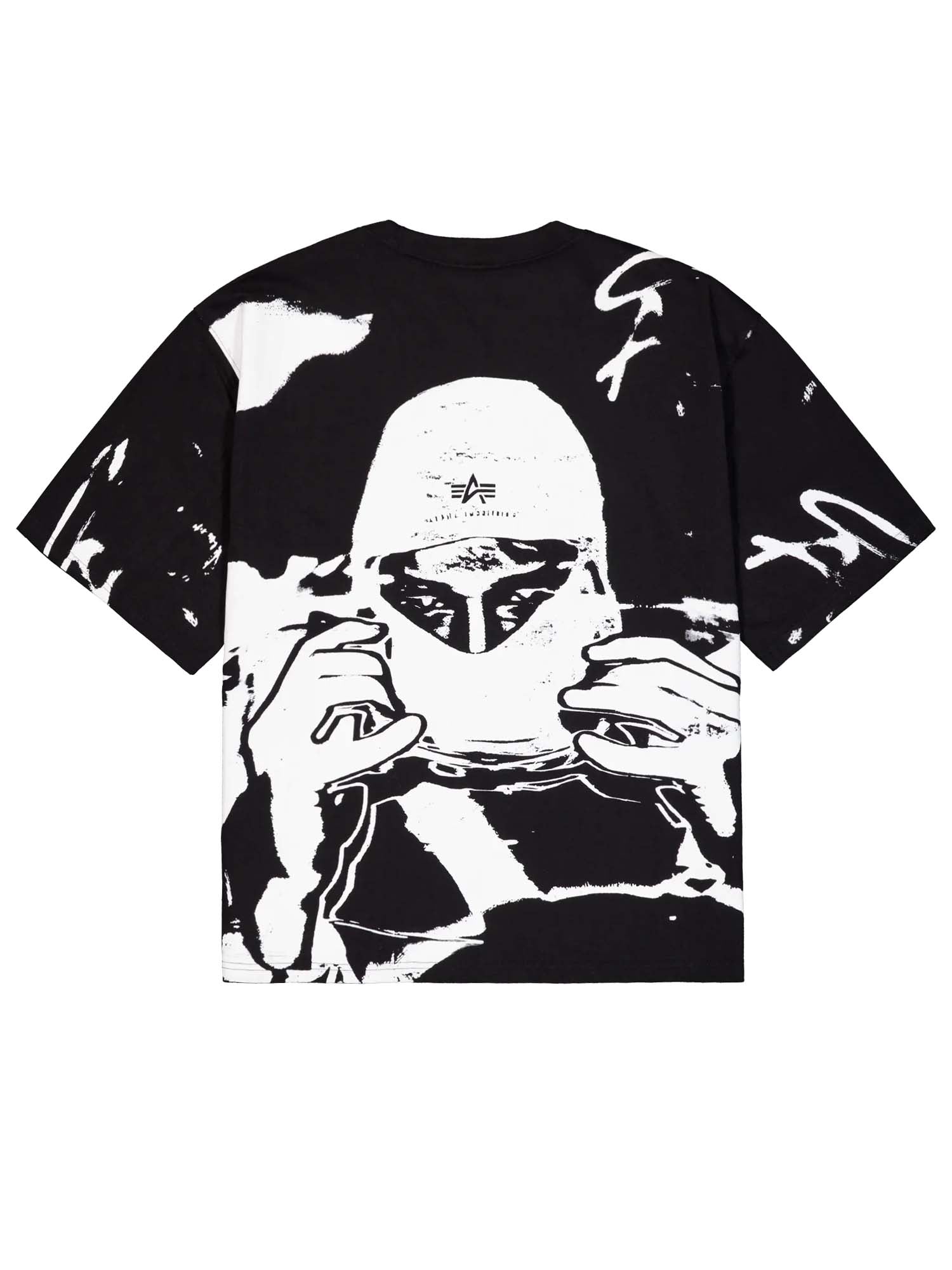 T-Shirt Backprint Balaclava Unisex