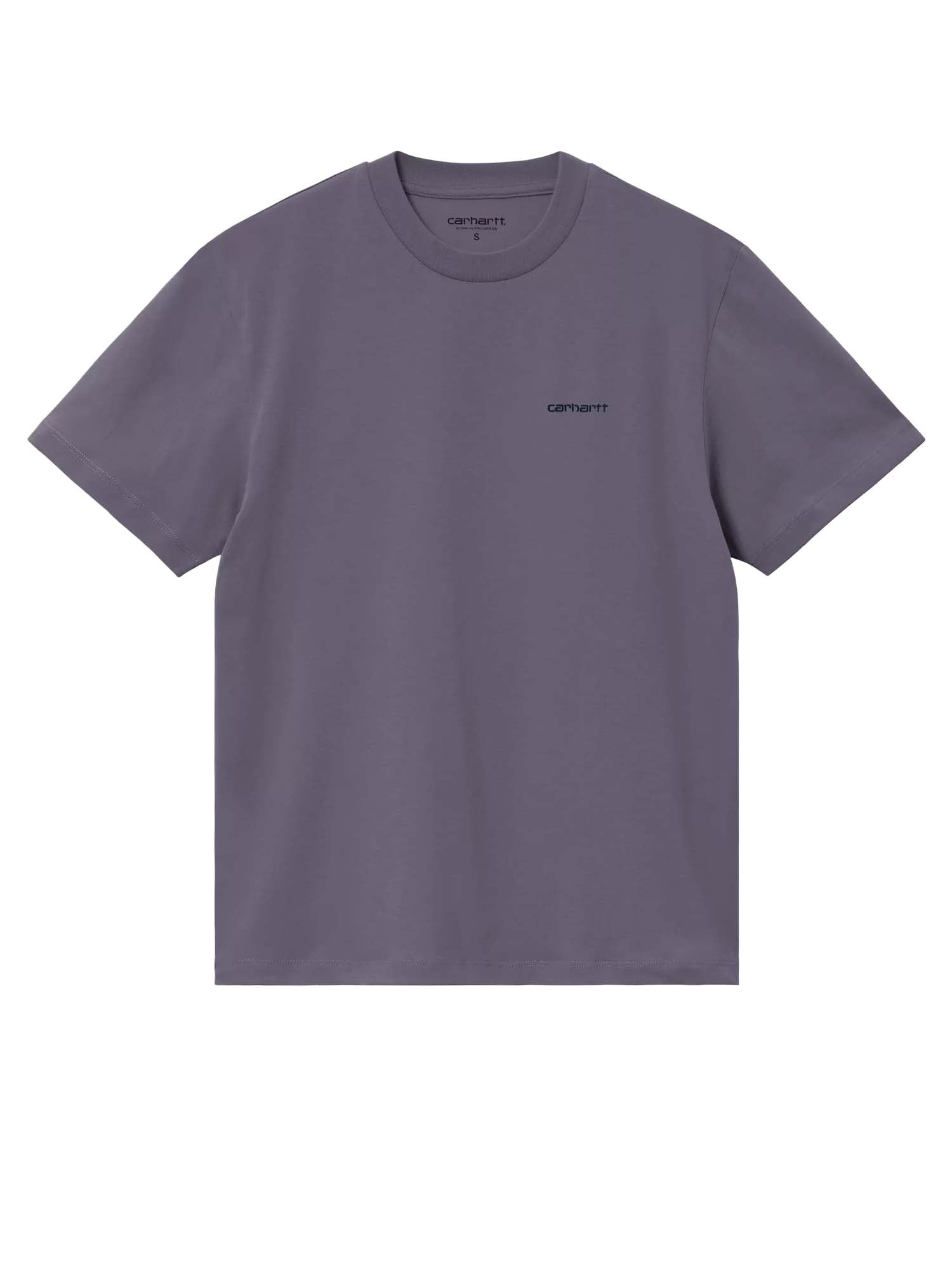 W' S/S Script Embroidery T-Shirt