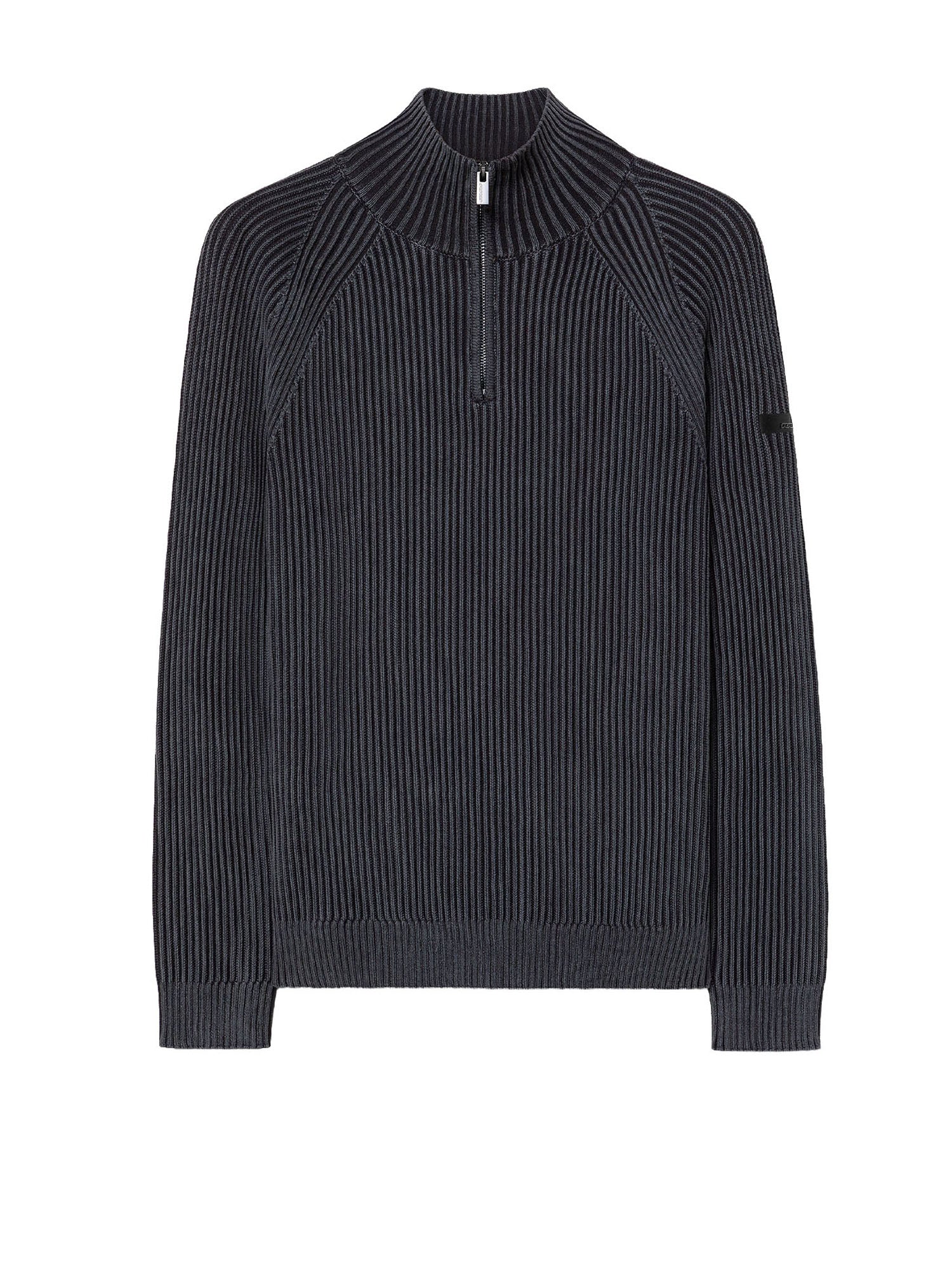 Cotton 7 Techno Wash Full Zip Knit