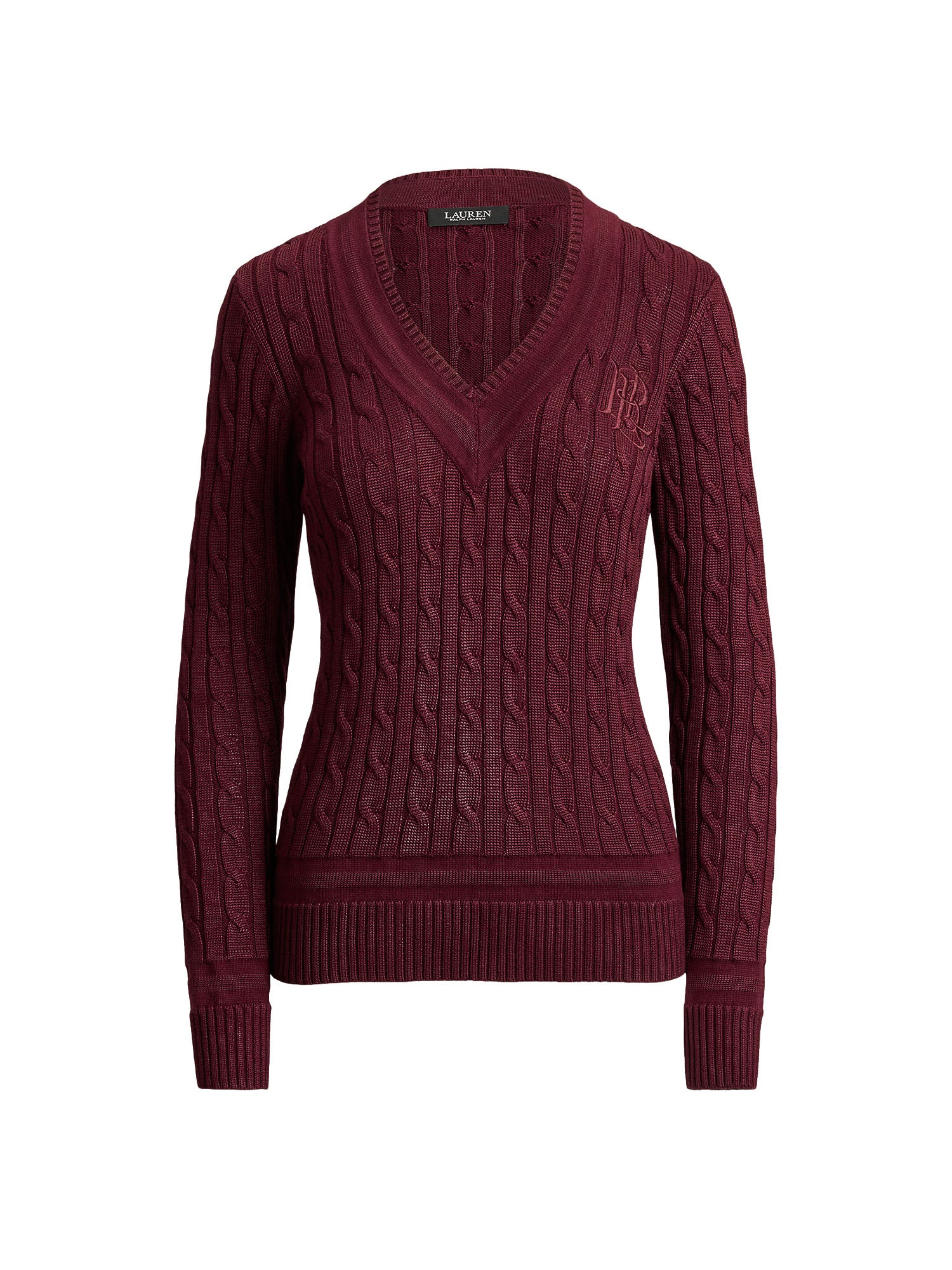 Pull de cricket en maille torsadée