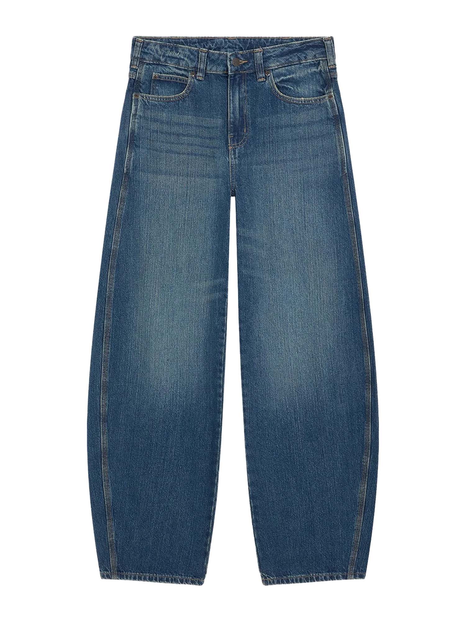Jeans barrel a vita bassa Maricopa da donna