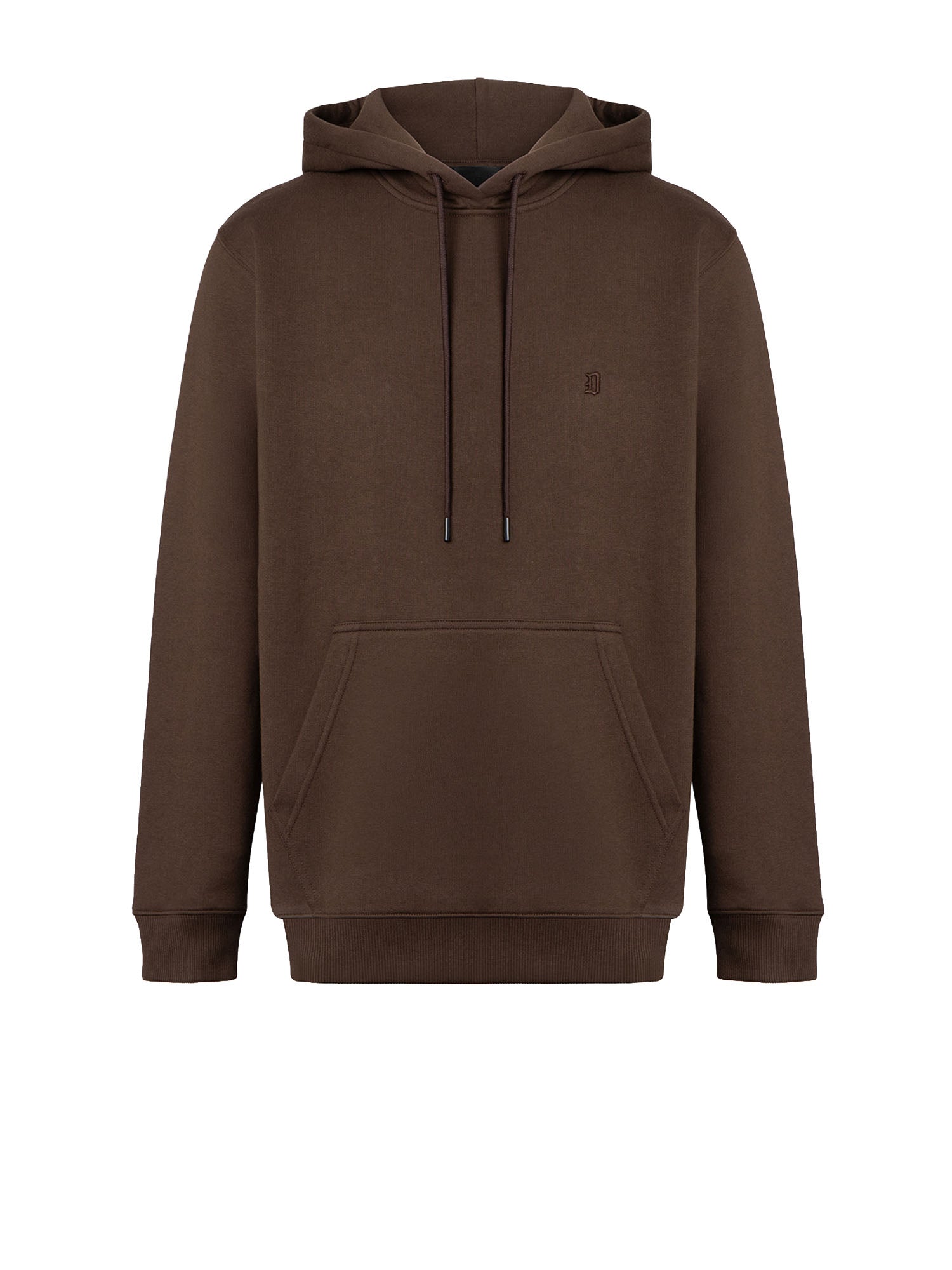 Felpa con cappuccio regular in cotone