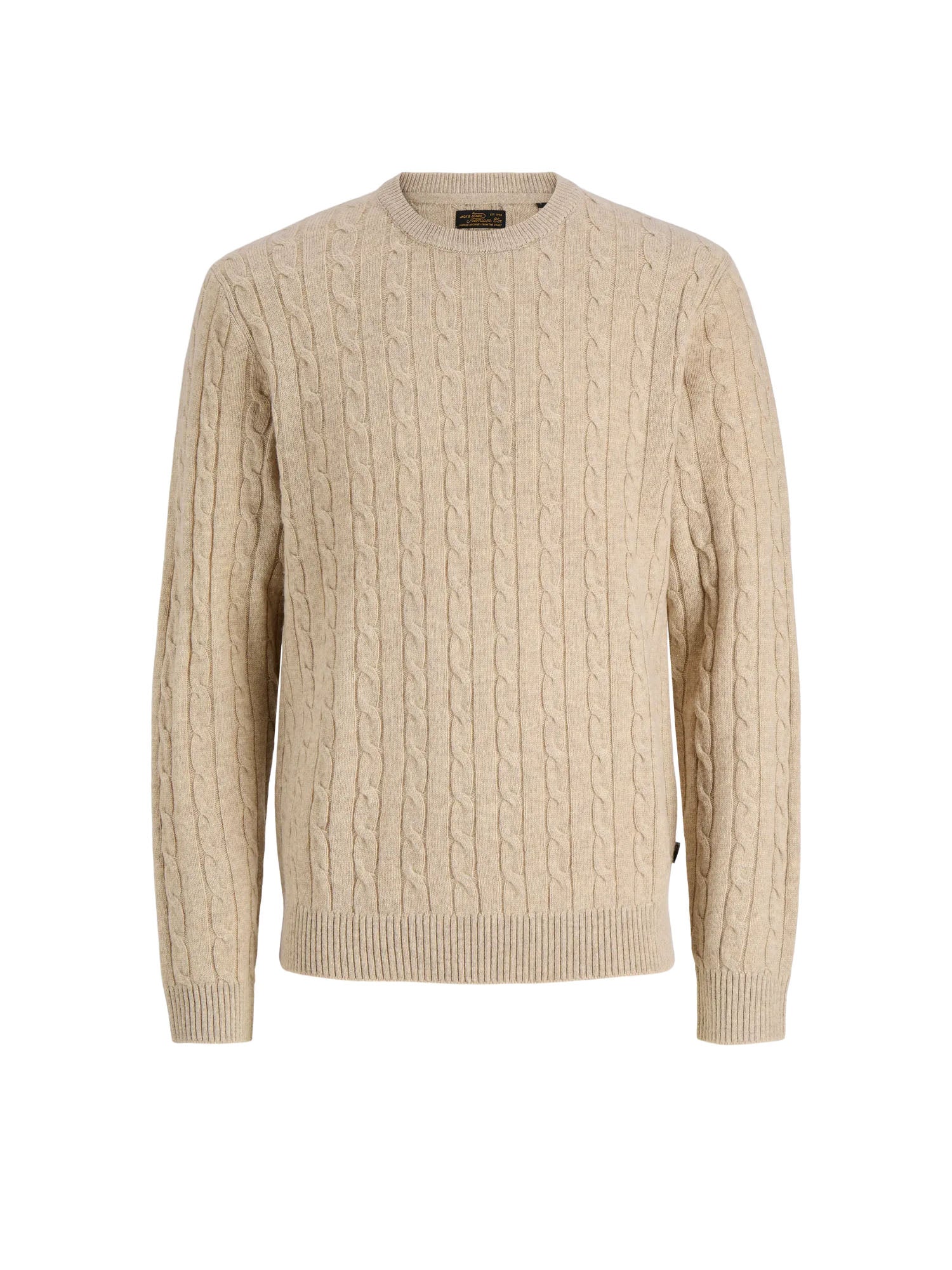 Maglione Aulam Bswool Knit Cable Crew Neck