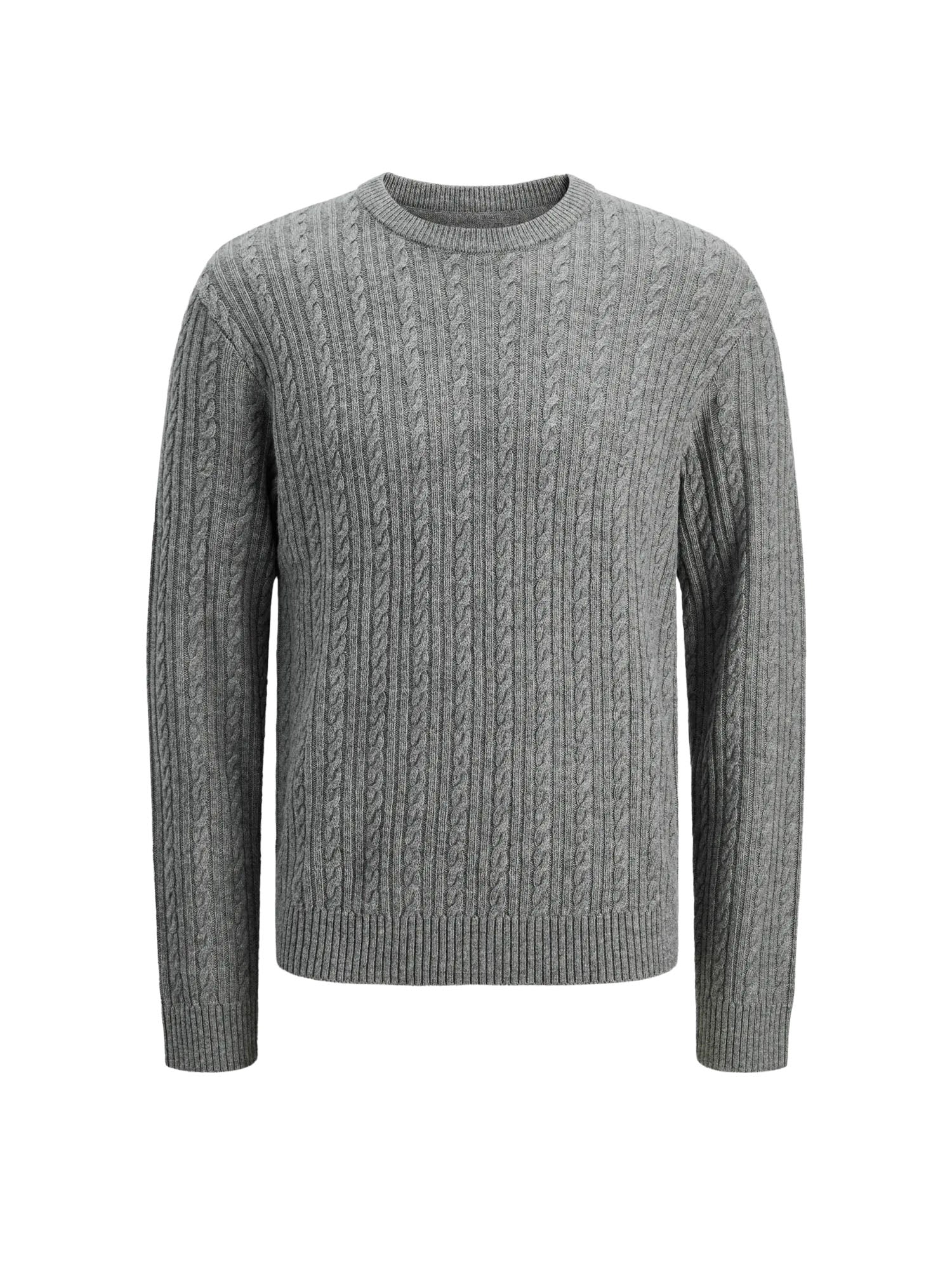 Maglione Aulam Bswool Knit Cable Crew Neck