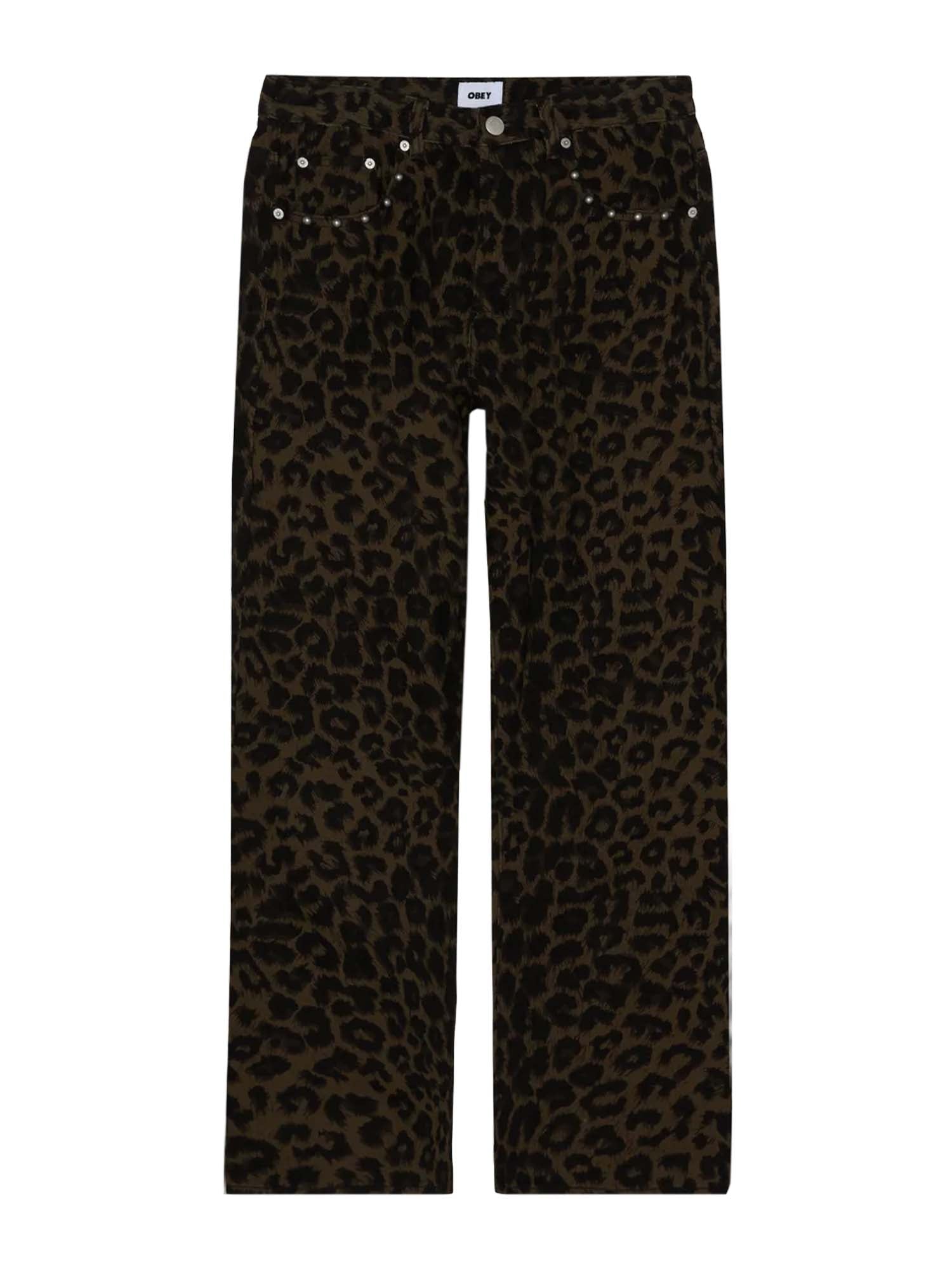 Studded Boxcar Straight Leg Denim