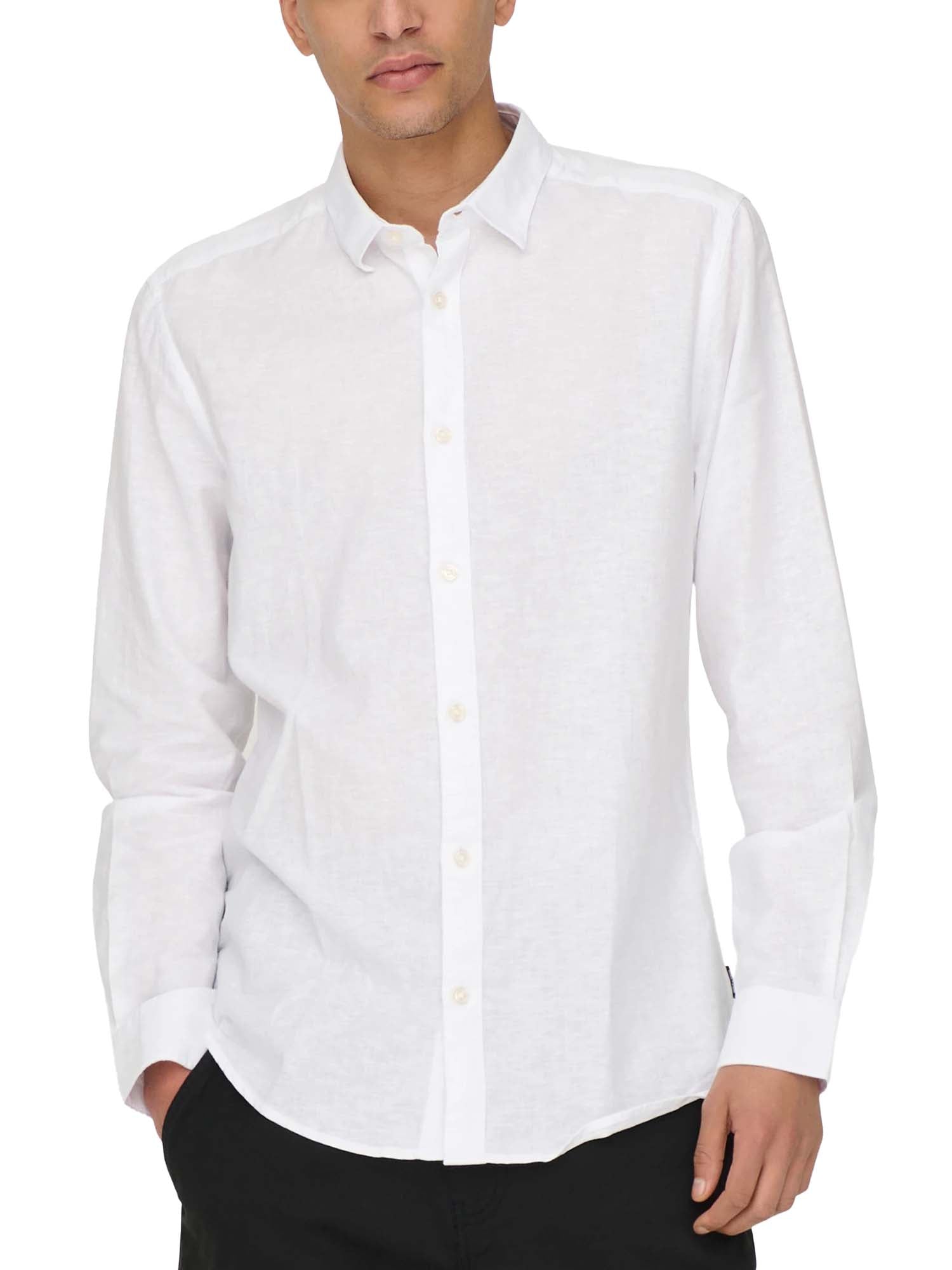 Slim linen shirt