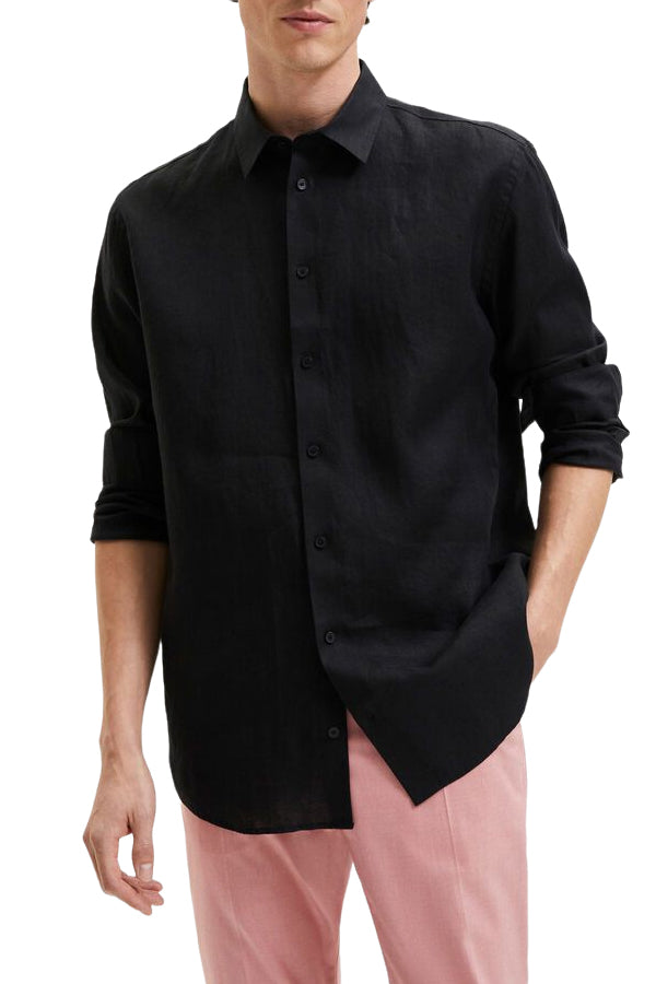 Slhregkylian-Linen Shirt Ls B