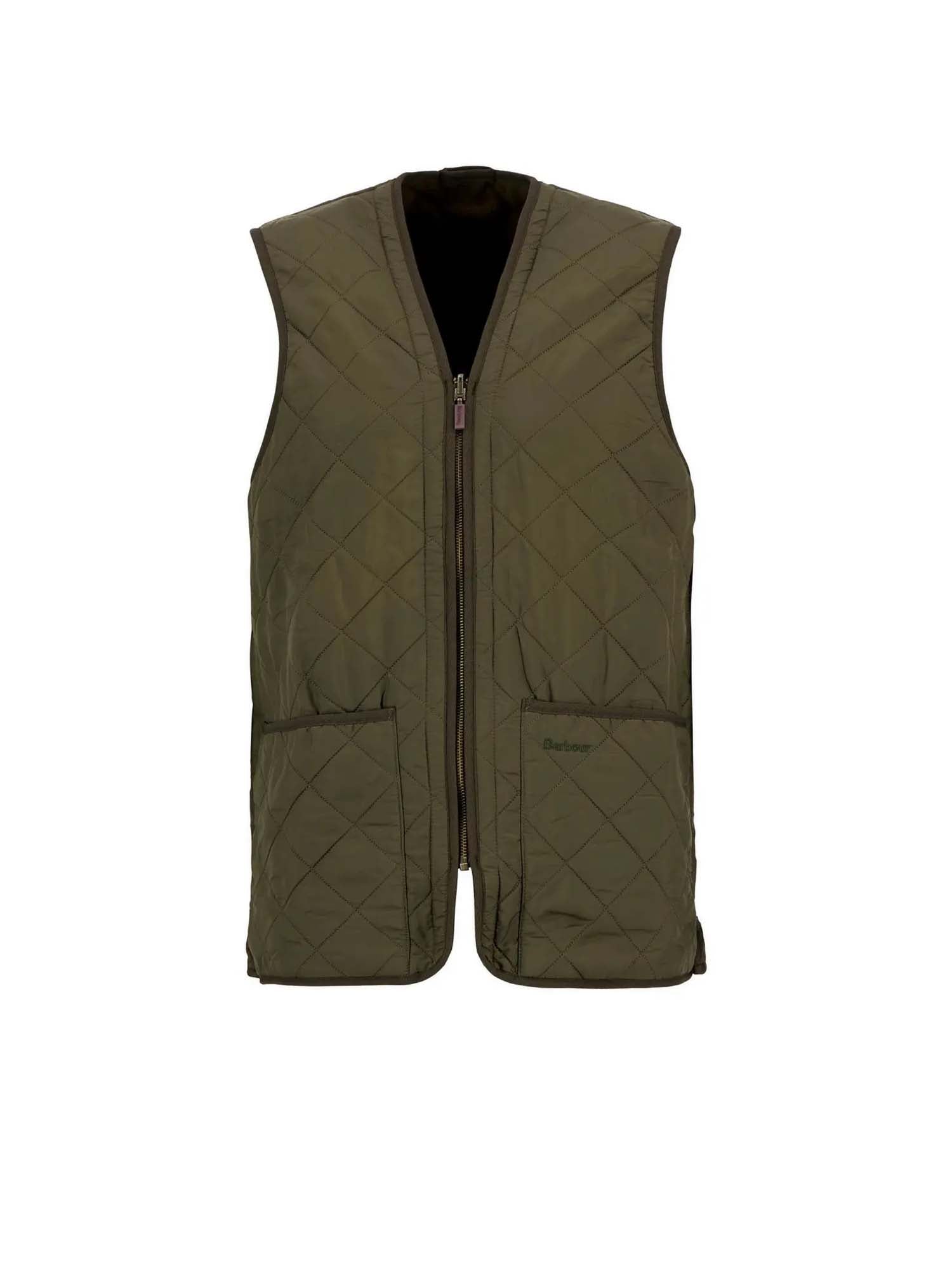 Gilet trapuntato/fodera con zip Polarquilt