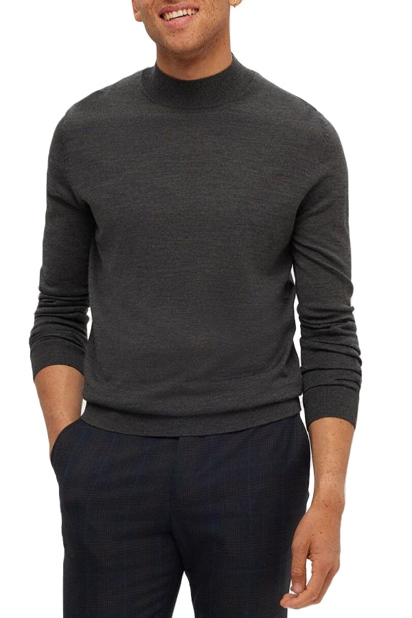 SLHTOWN MERINO COOLMAX KNIT MOCK