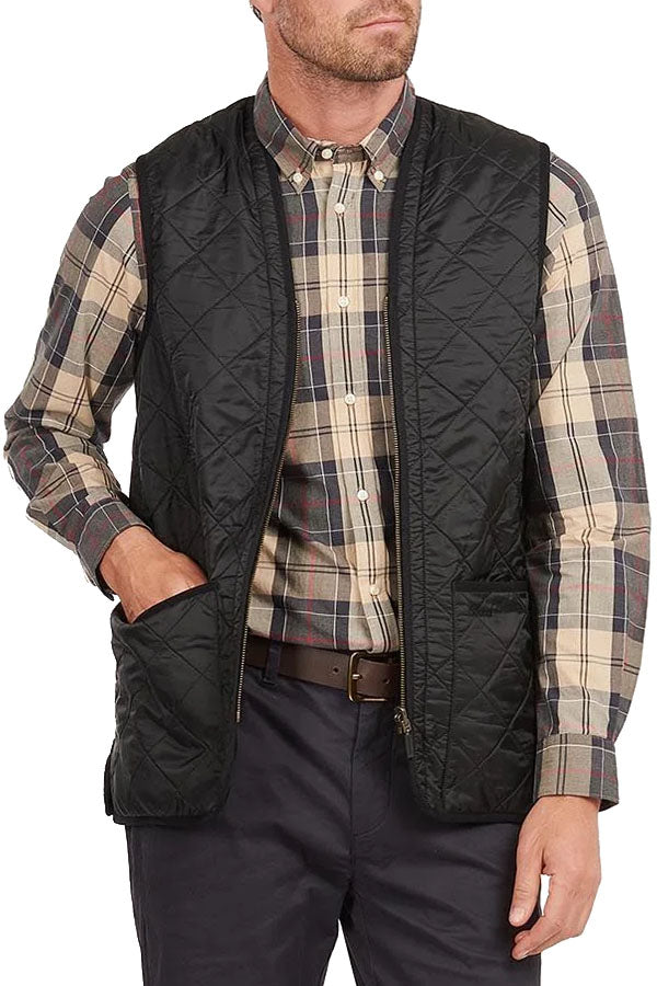 Gilet trapuntato/fodera con zip Polarquilt