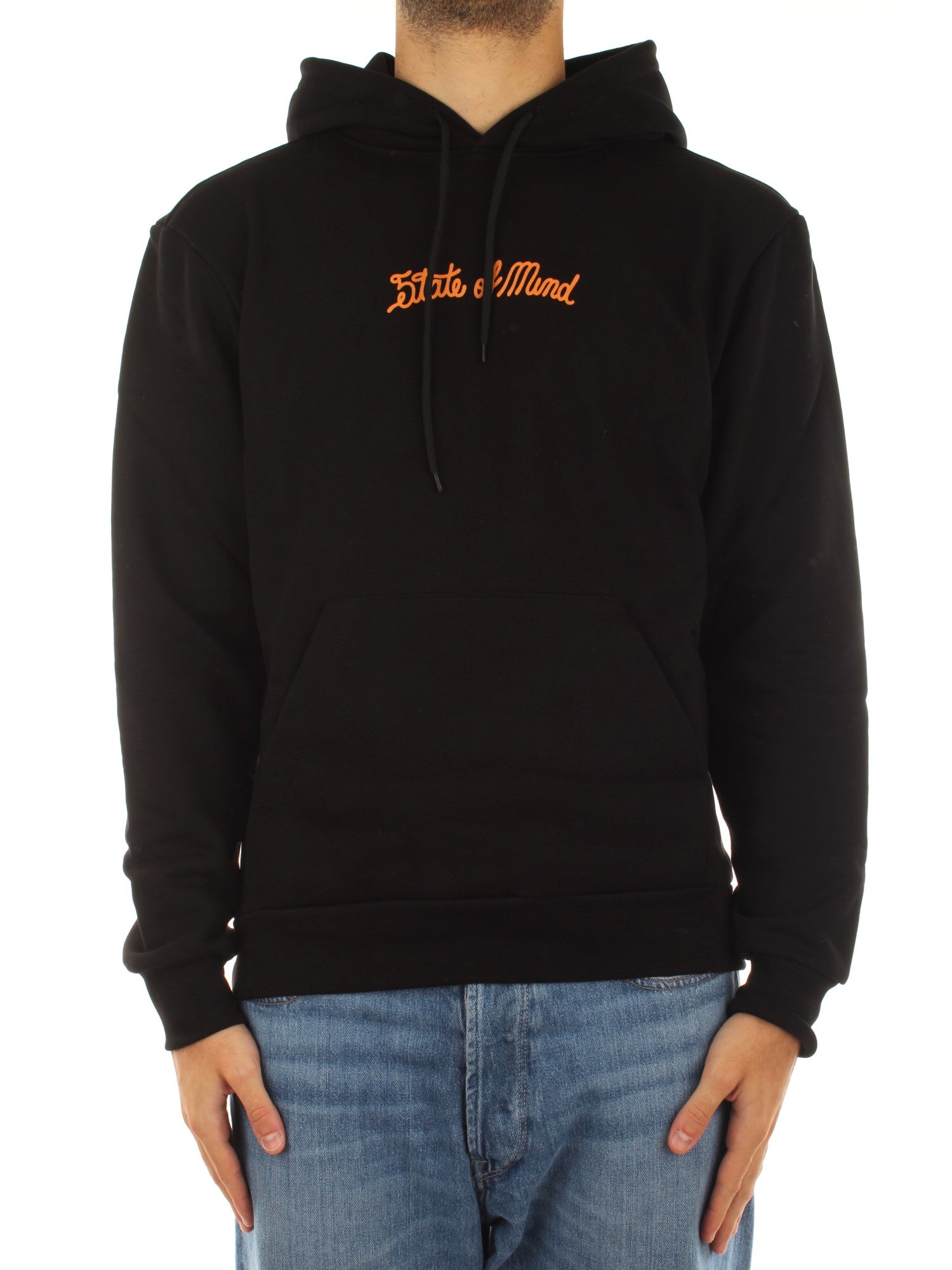 5tate Of Mind Felpa Con Cappuccio Gang Sign Hoodie Nero