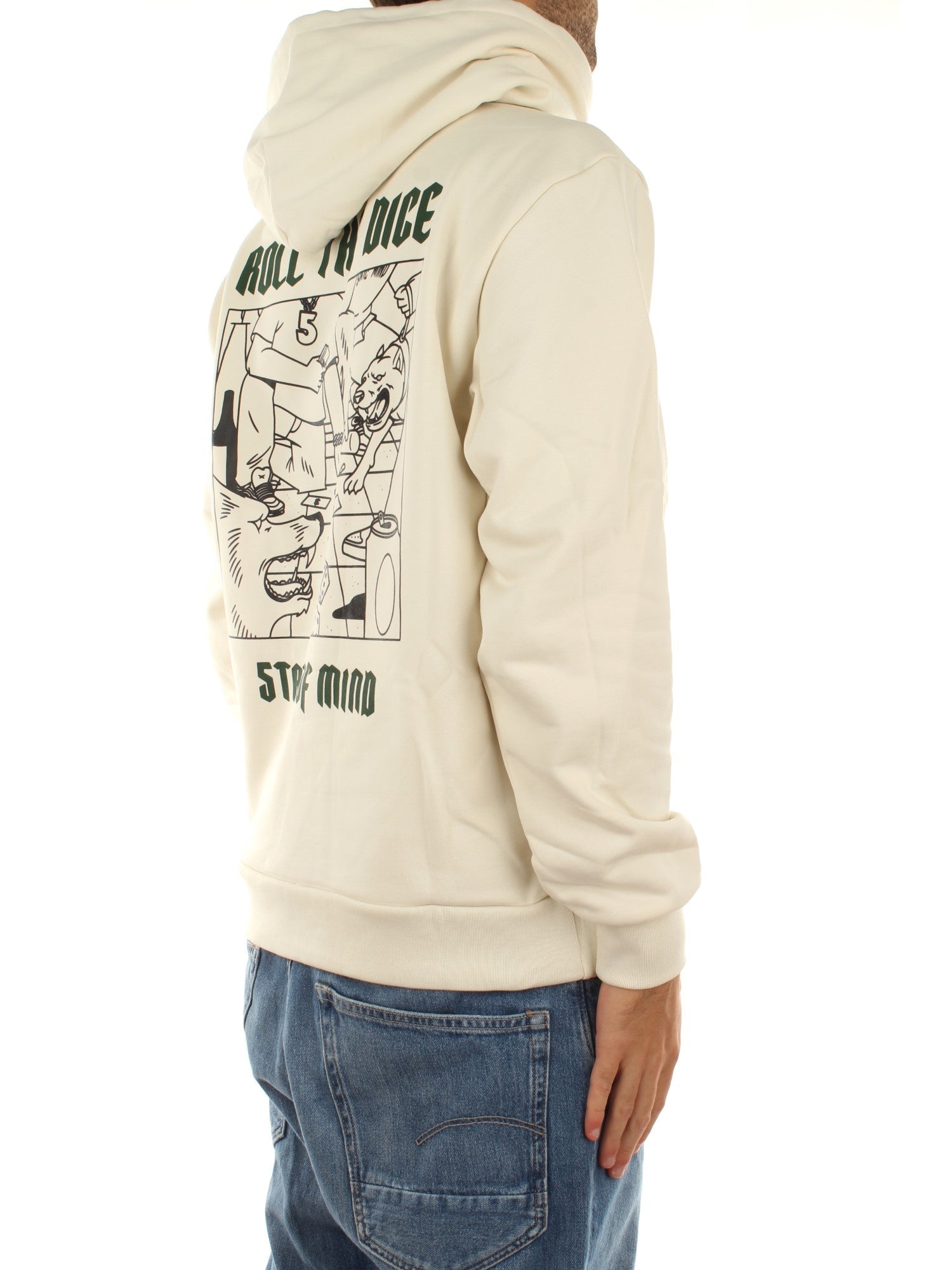 5tate Of Mind Felpa Con Cappuccio Roll The Dice Hoodie Nero