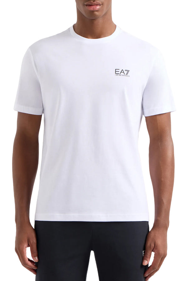 T-shirt à col rond Logo Series en coton