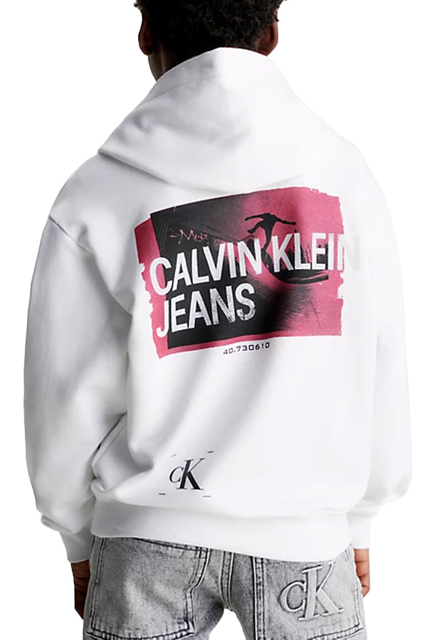 FELPE Bianco Calvin Klein Jeans