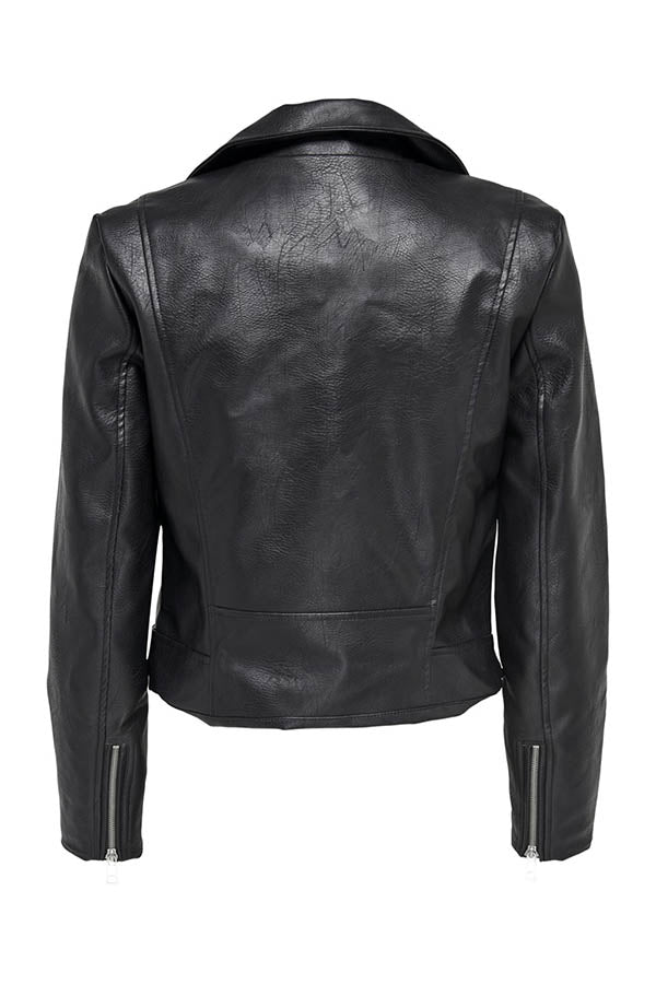 Only Giacca in similpelle Vera Nero