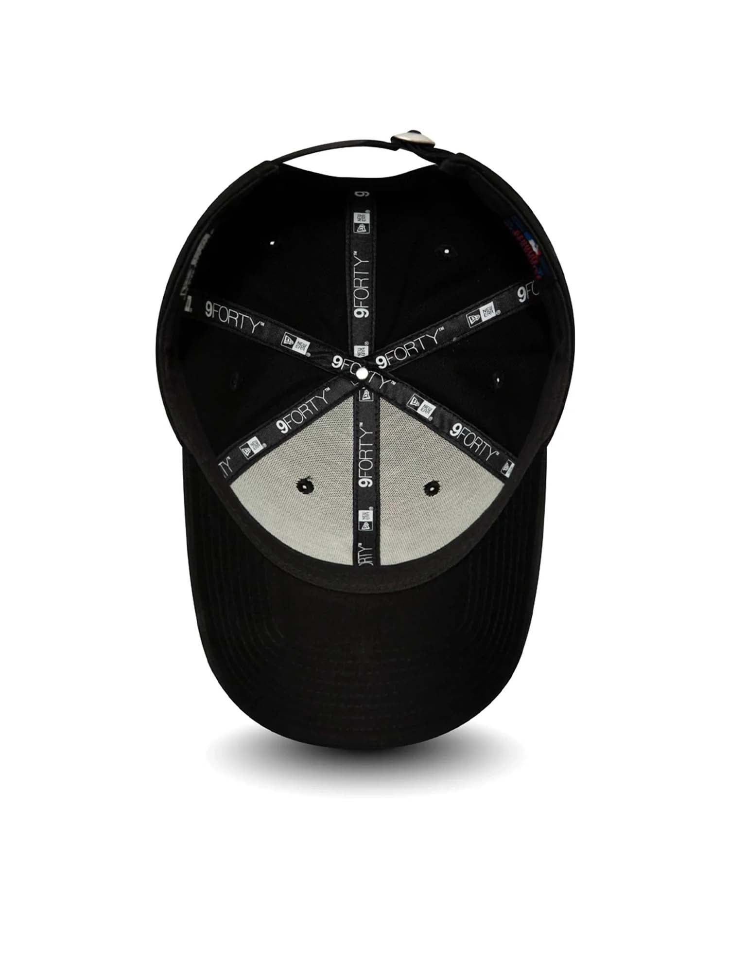 New Era Cappellino 9FORTY Regolabile New York Yankees Essential Donna Nero