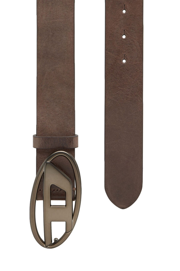 Diesel Oval D Logo B-1DR Belt Marrone