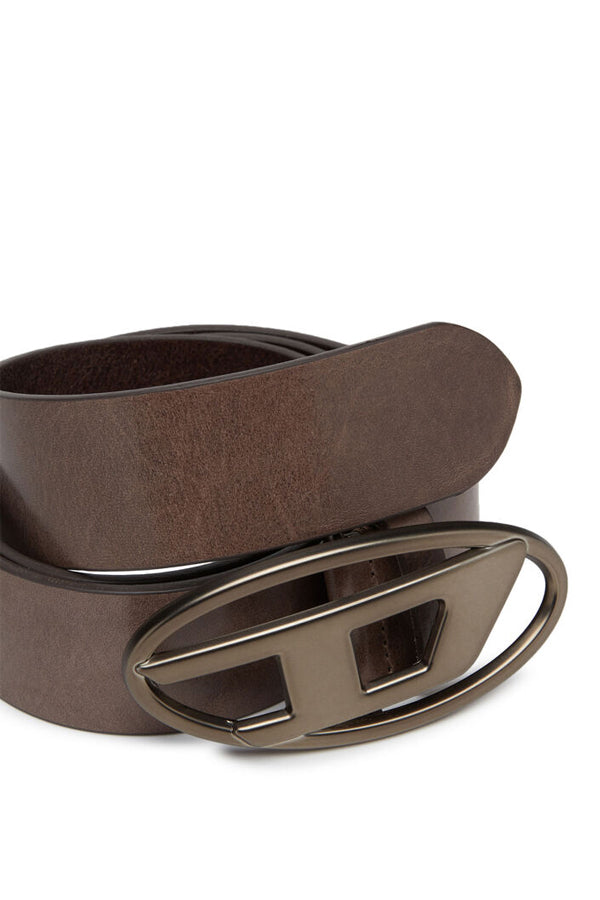 Diesel Oval D Logo B-1DR Belt Marrone