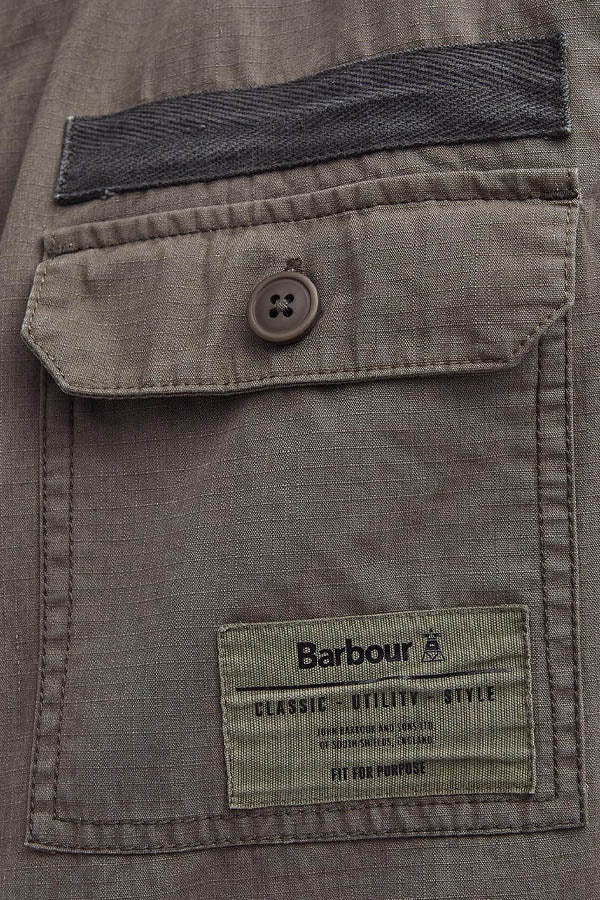 Barbour Overshirt Bidlam Grigio