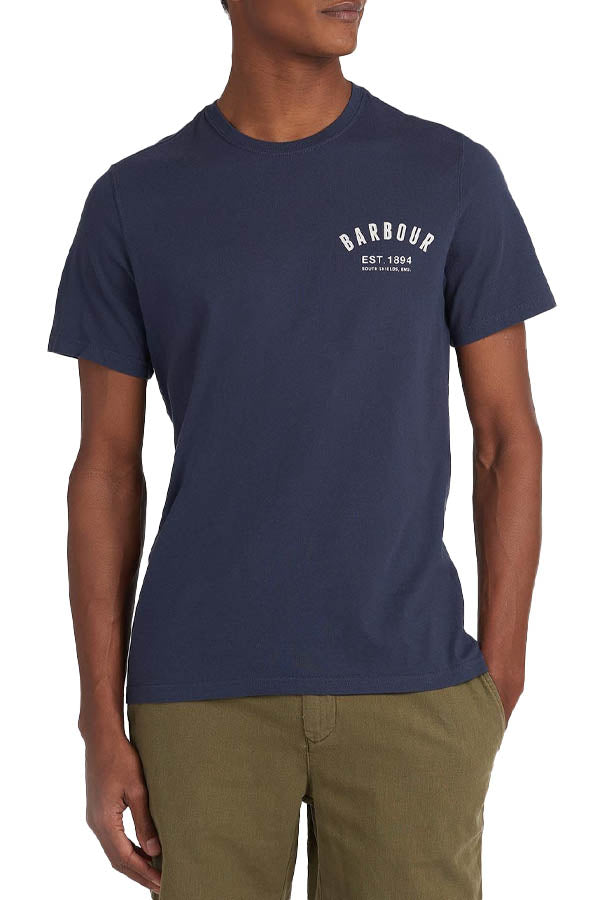 Barbour Preppy T-Shirt Blu
