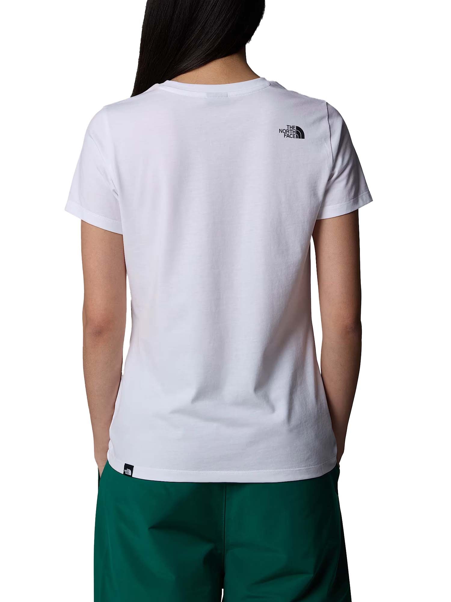 The North Face T-Shirt Simple Dome Bianco