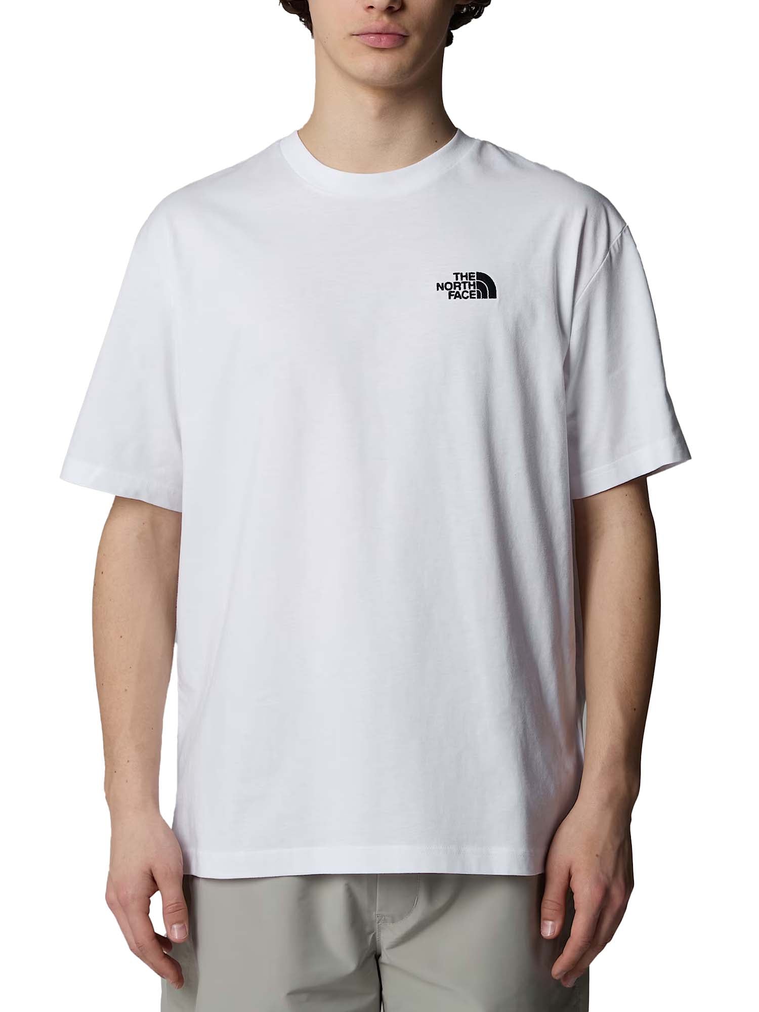 The North Face T-Shirt Oversize Simple Dome Bianco