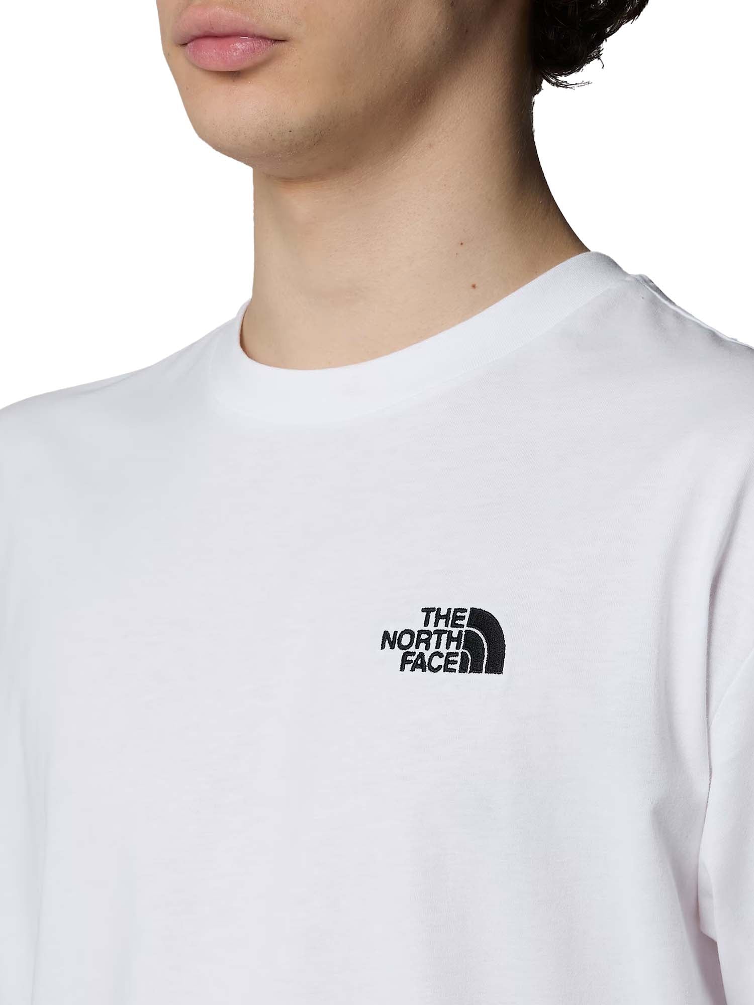 The North Face T-Shirt Oversize Simple Dome Bianco