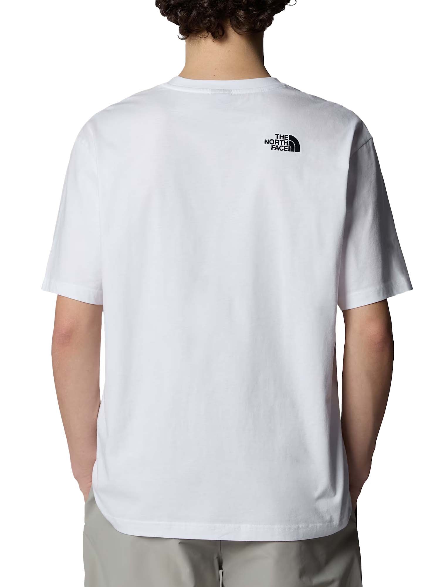 The North Face T-Shirt Oversize Simple Dome Bianco
