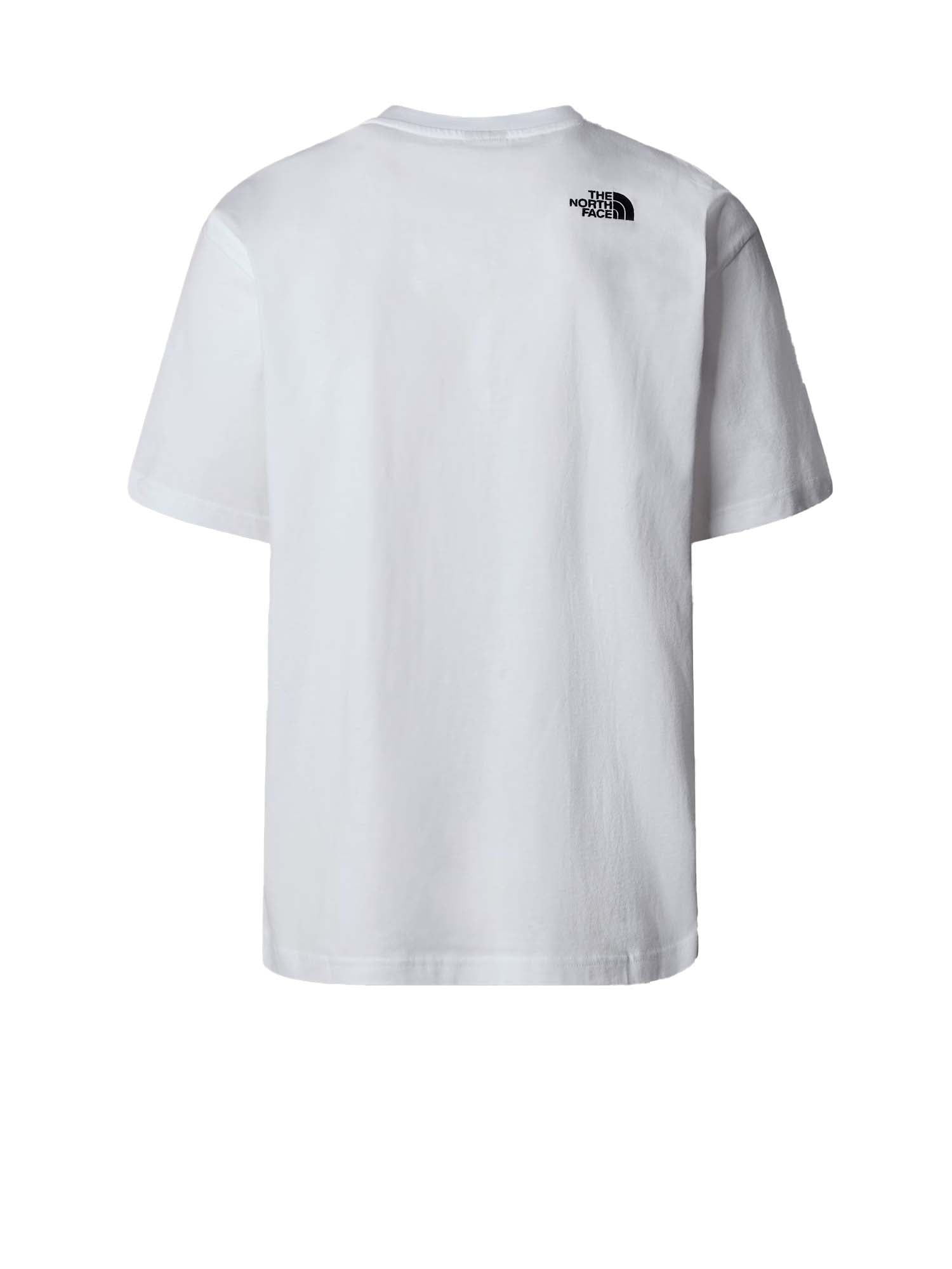 The North Face T-Shirt Oversize Simple Dome Bianco