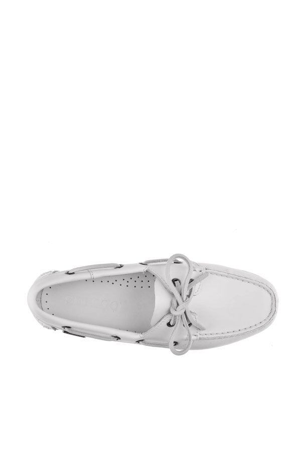 Sebago Scarpe Docksides Portland da donna Bianco