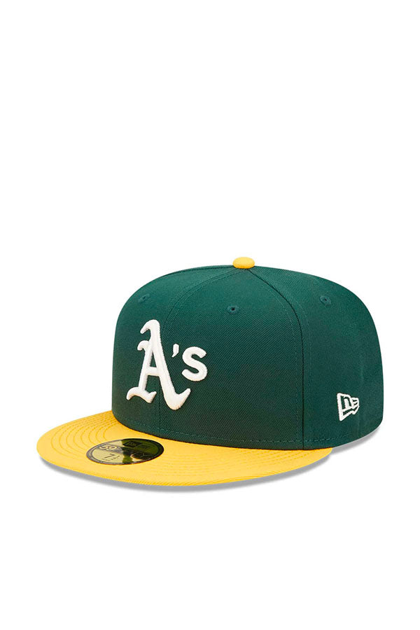 New Era Cappellino 59FIFTY Fitted Oakland Athletics MLB Verde Verde