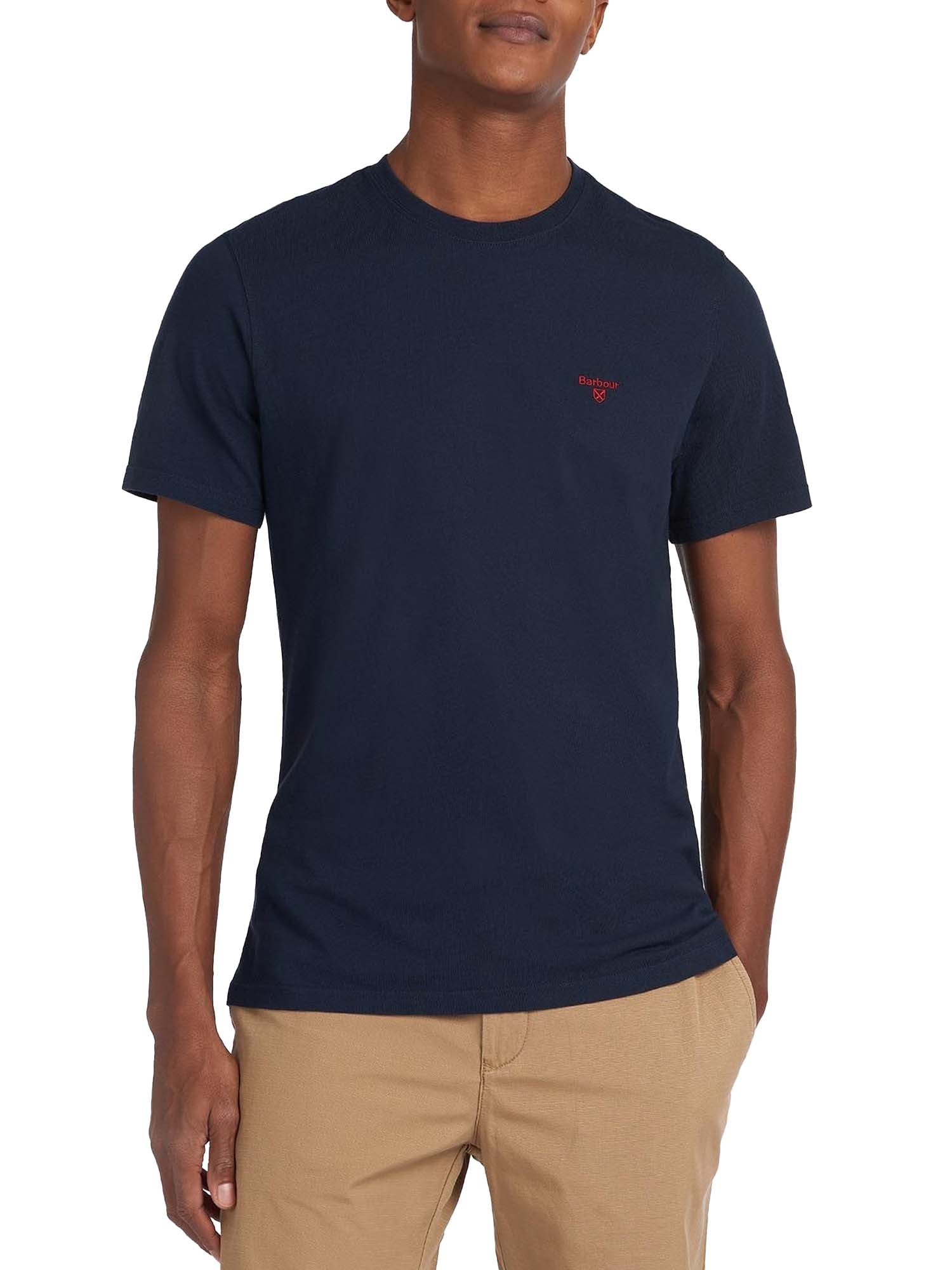 Barbour T-shirt sportiva Essential Blu