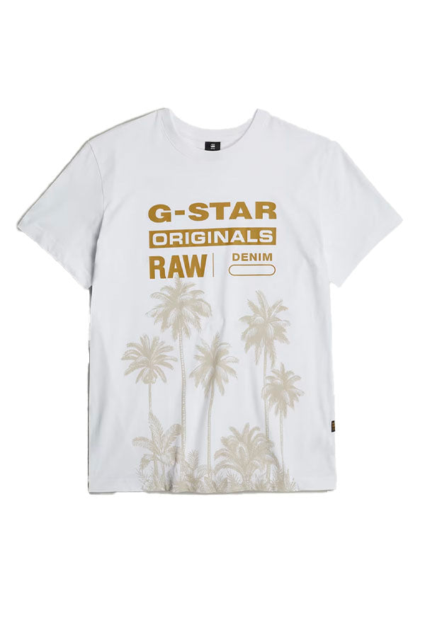 T-SHIRT Bianco G-star Raw