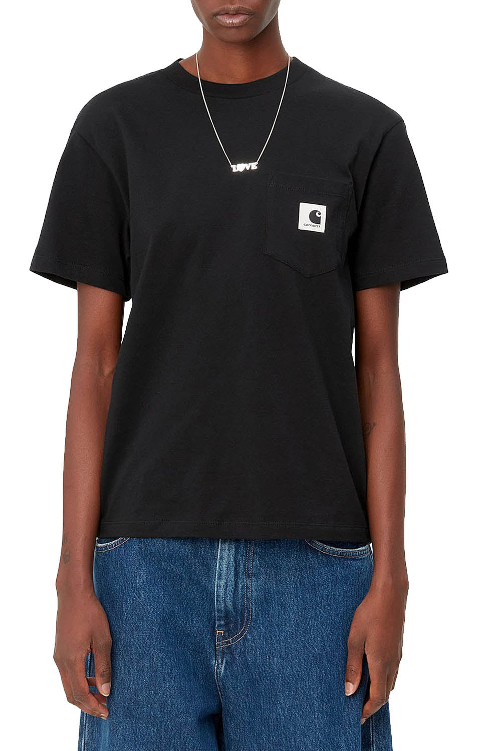 Carhartt Wip W' S/S Pocket T-Shirt Nero