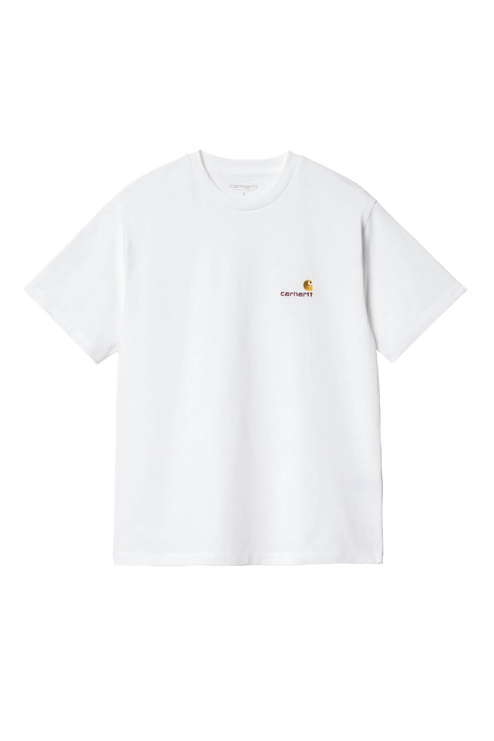Carhartt Wip W' S/S American Script T-Shirt Bianco