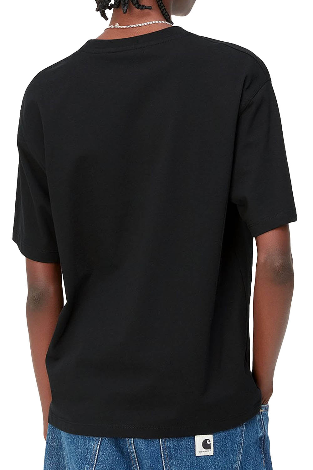 Carhartt Wip W' S/S American Script T-Shirt Nero