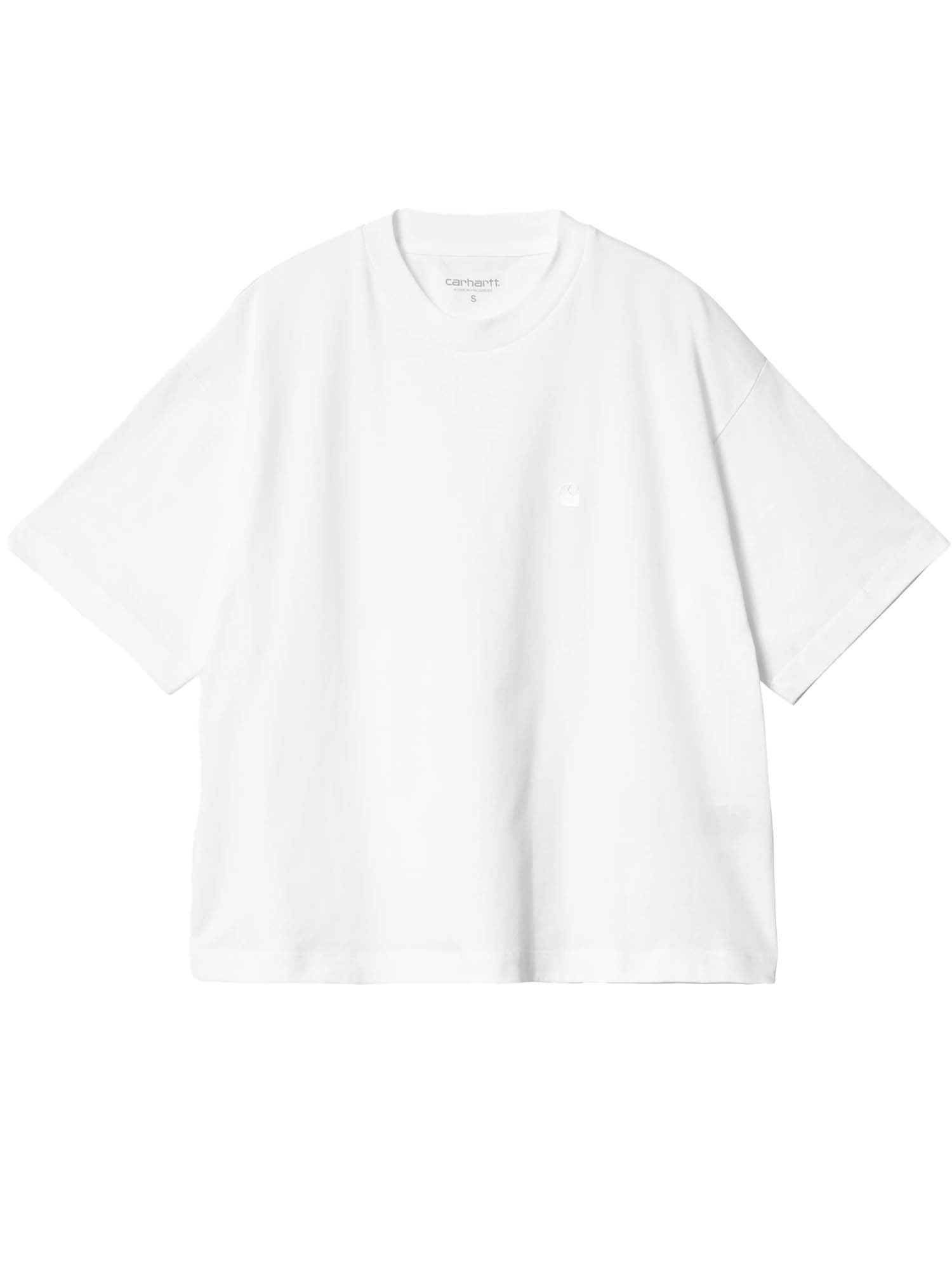 Carhartt Wip W' S/S Chester T-Shirt Bianco